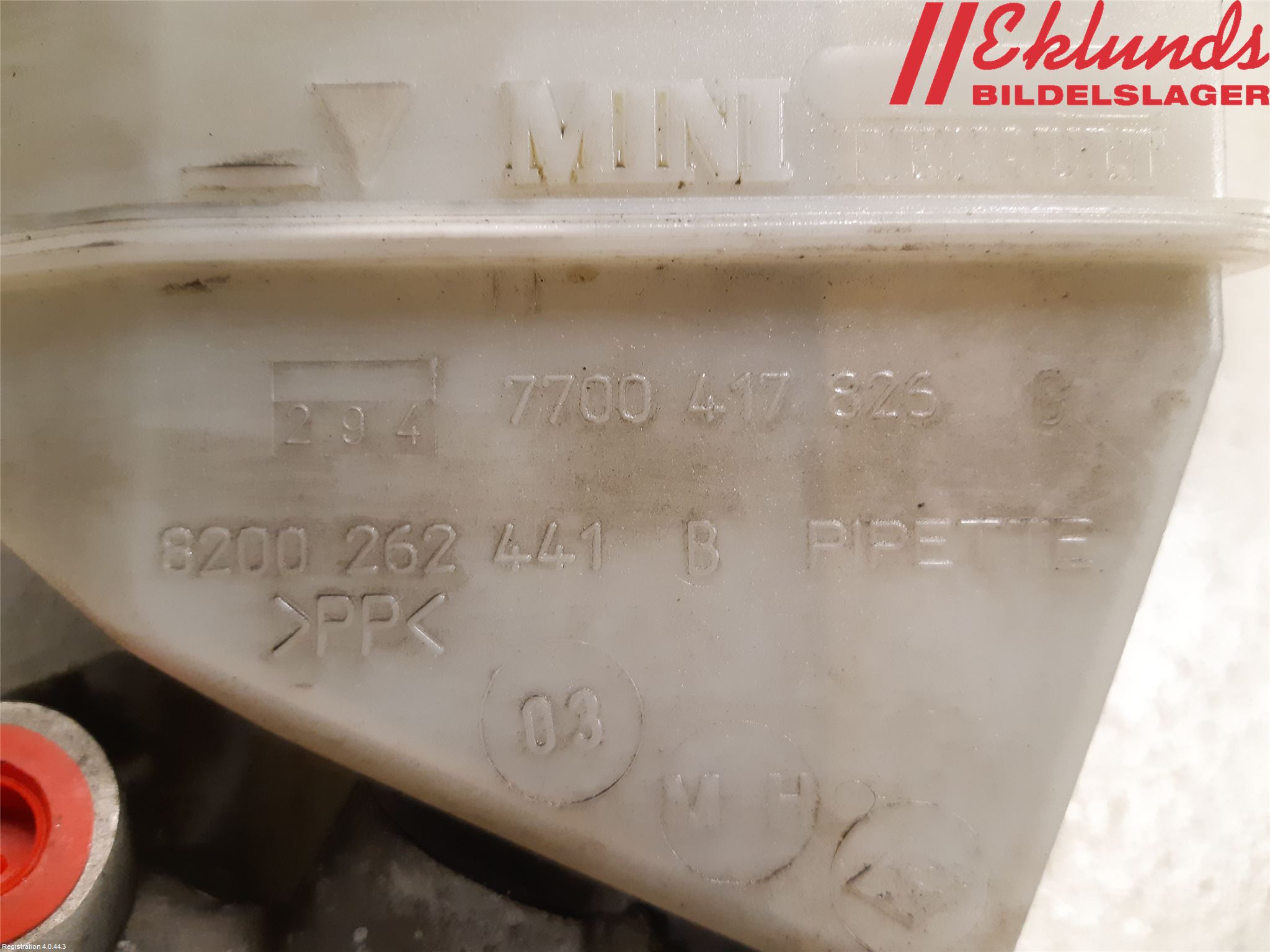 Renault CLIO II 01-08 Broms Huvudcylinder