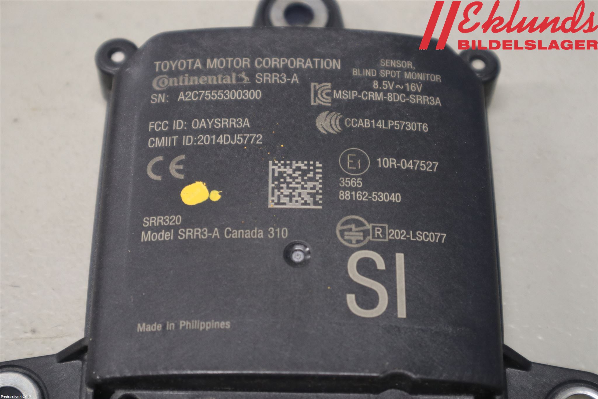 Lexus IS 250/350 14-20 Sensor Övrigt