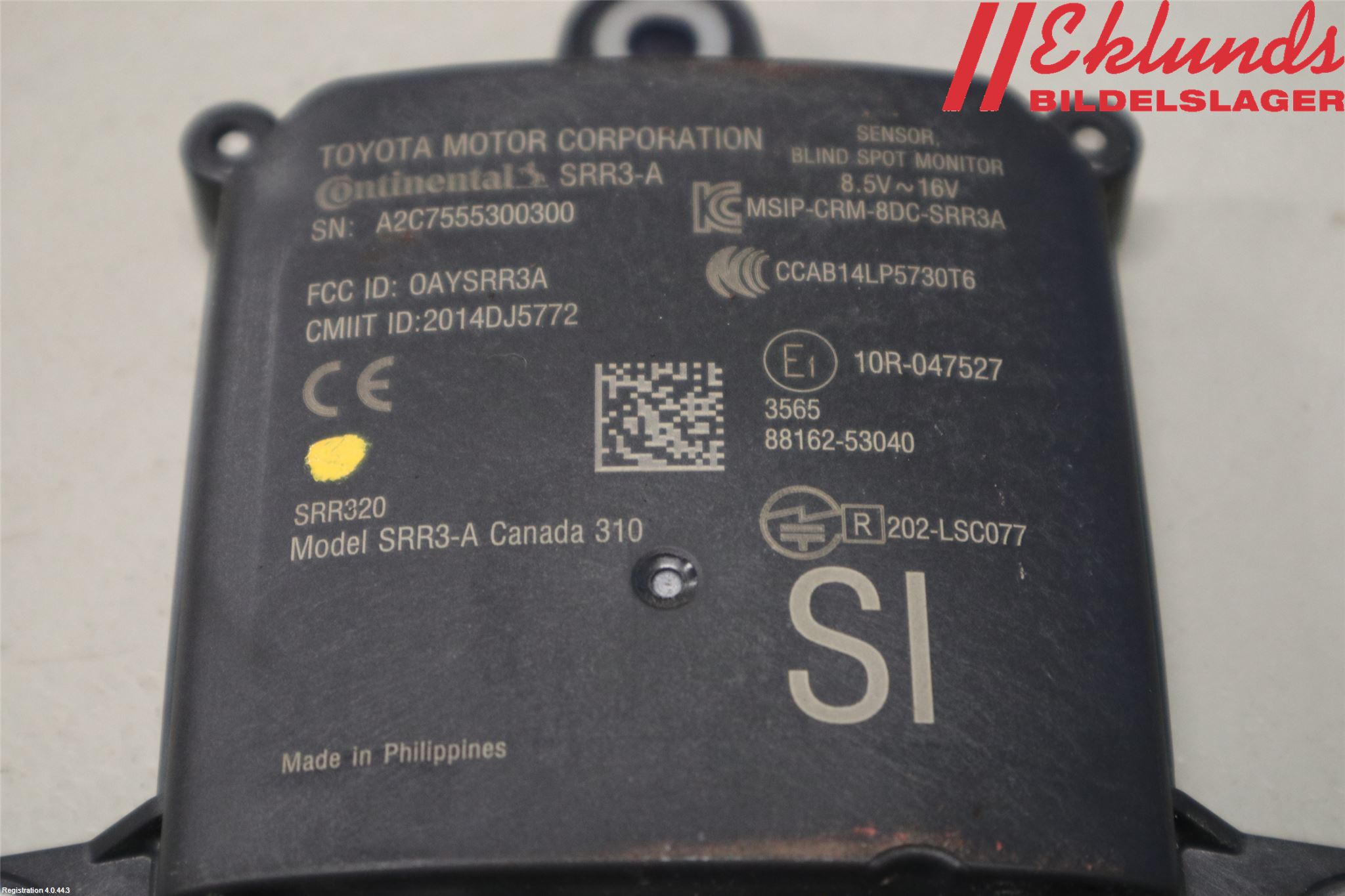 Lexus IS 250/350 14-20 Sensor Övrigt