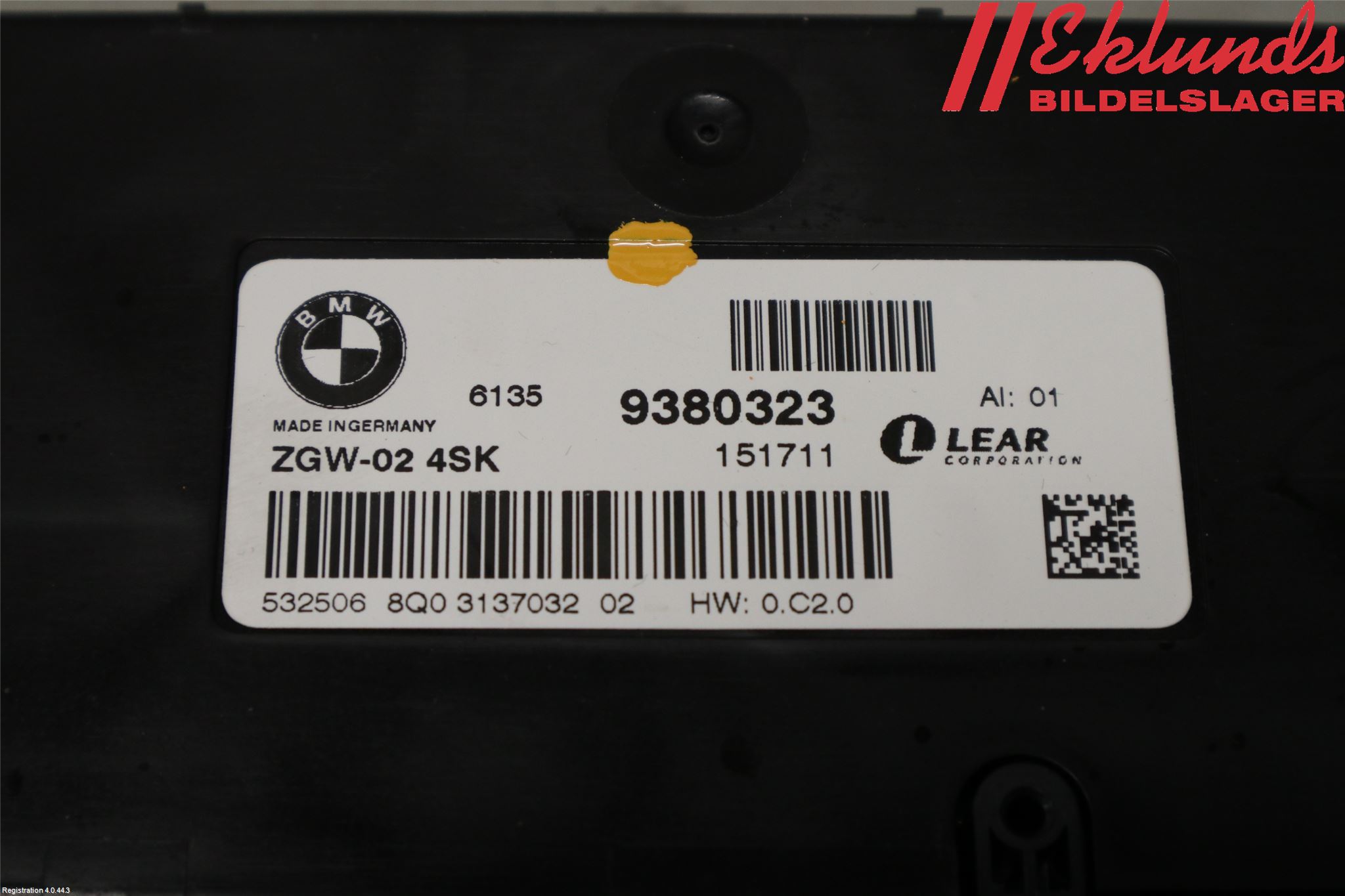 BMW 5 F10/F11/F18 09-17 Styrenhet Övrigt
