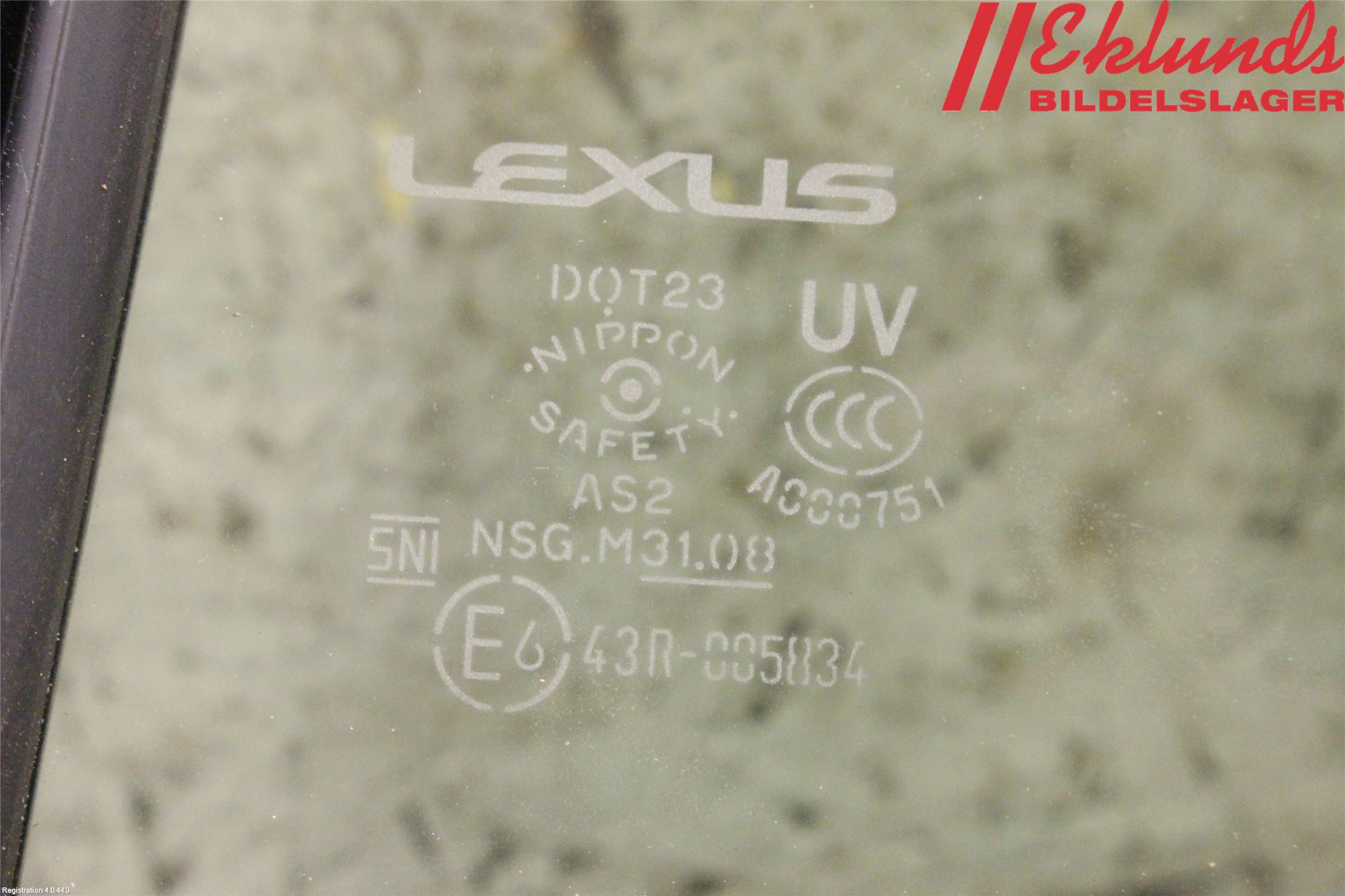 Lexus IS 250/350 14-20 Dörruta Bak Lilla Vä