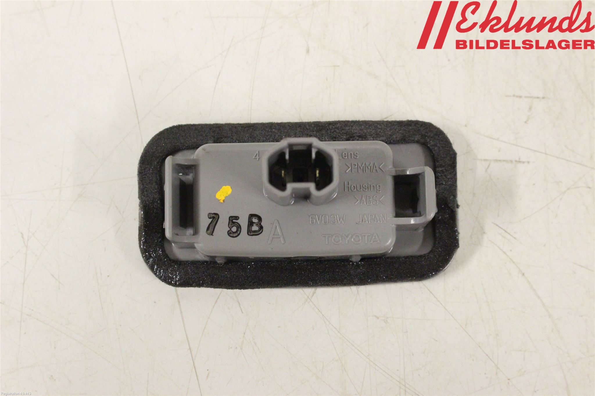 Lexus IS 250/350 14-20 Skylt Belysning