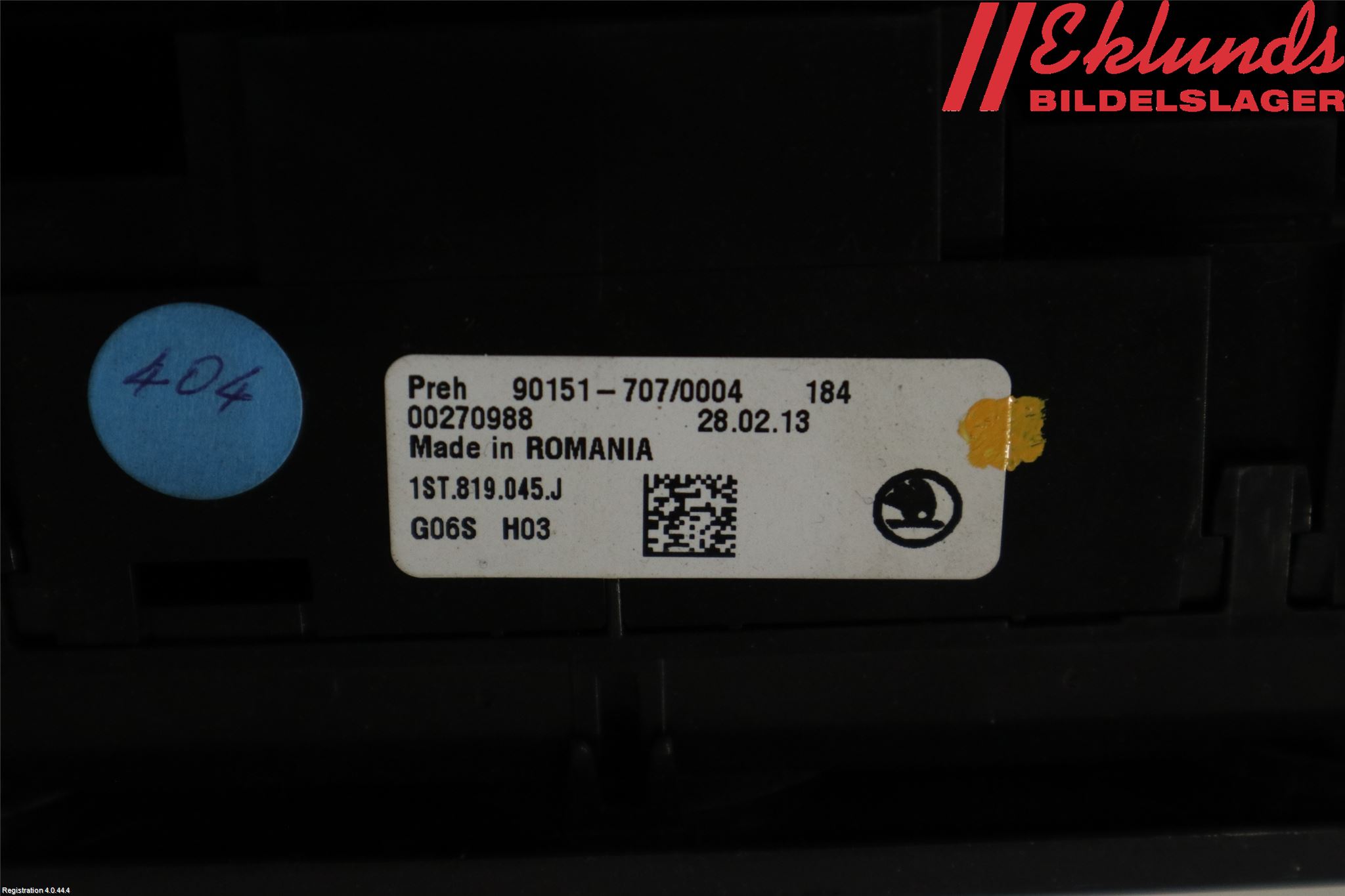 Skoda CITIGO / CITIGO E IV Ac Styrenhet Ac Manöveren