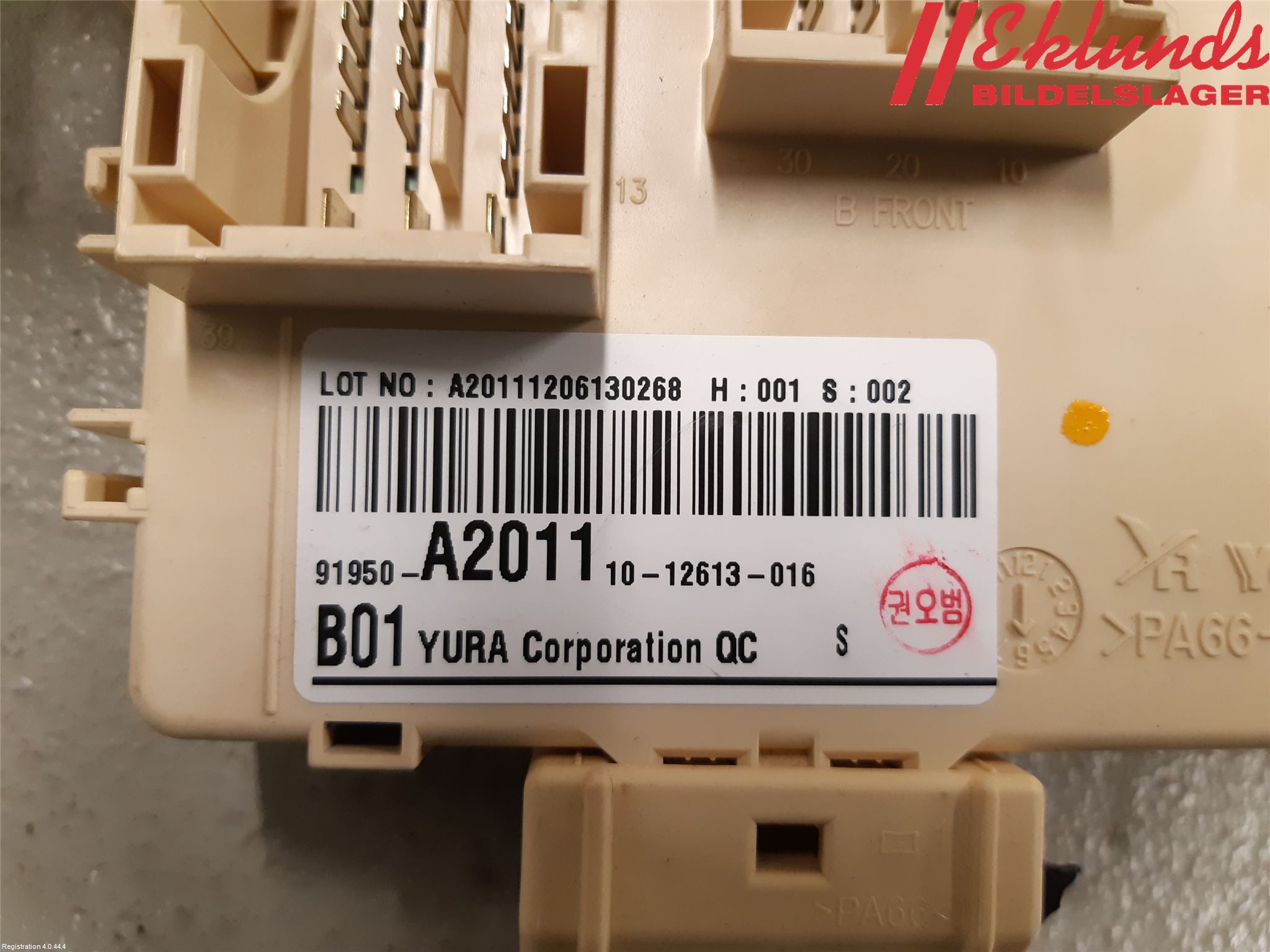 Kia CEED 12-18 Säkringsdosa-Elcentral