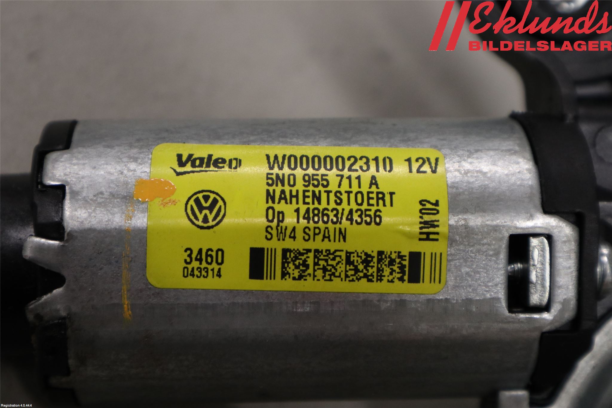 Volkswagen VW TIGUAN 07-16 Torkarmotor Baklucka