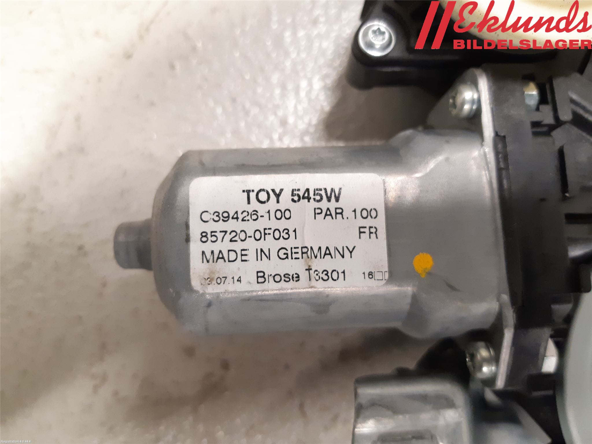 Toyota VERSO 09-18 Fönsterhiss El Kompl