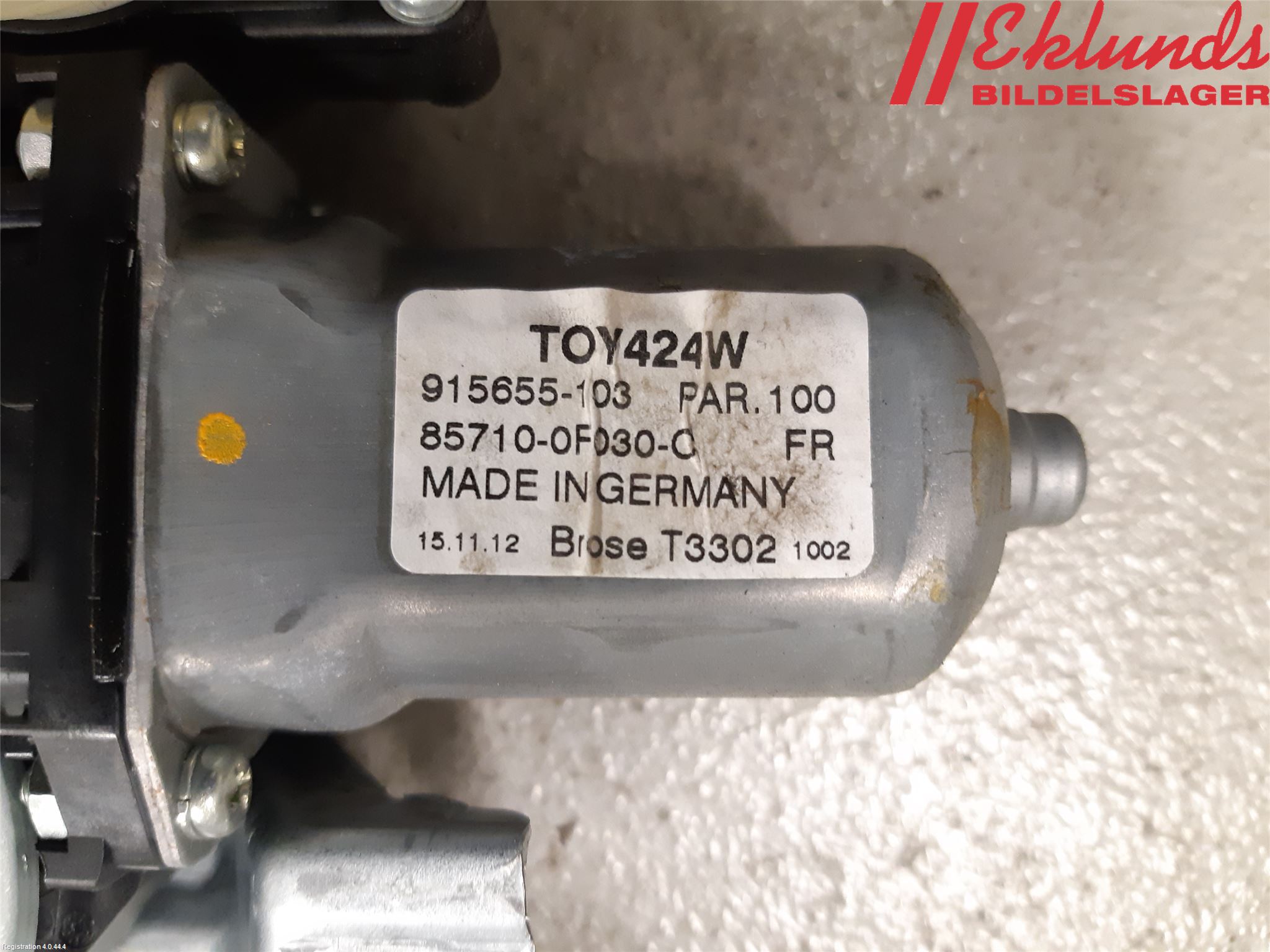 Toyota VERSO 09-18 Fönsterhiss El Kompl