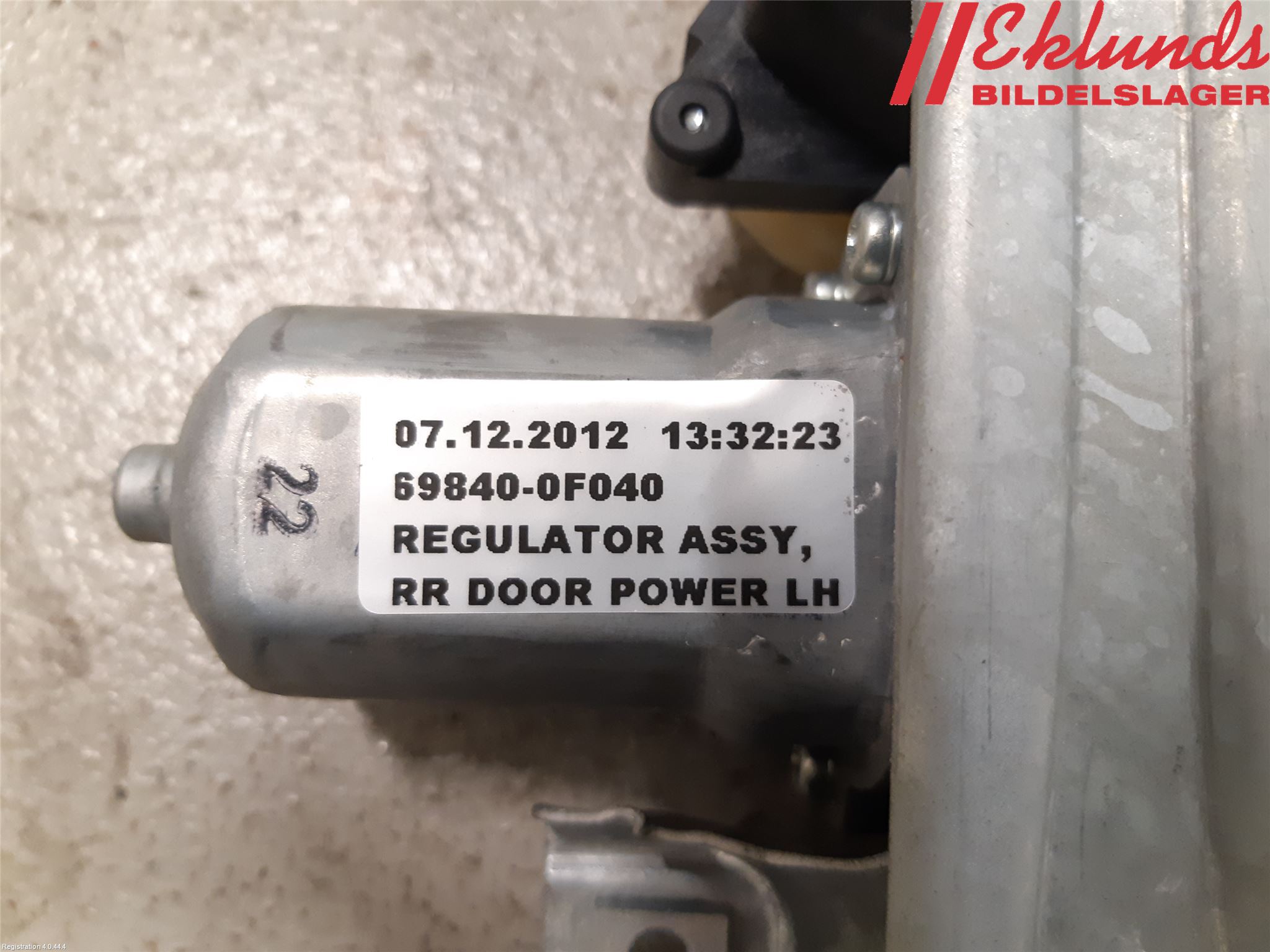 Toyota VERSO 09-18 Fönsterhiss El Kompl