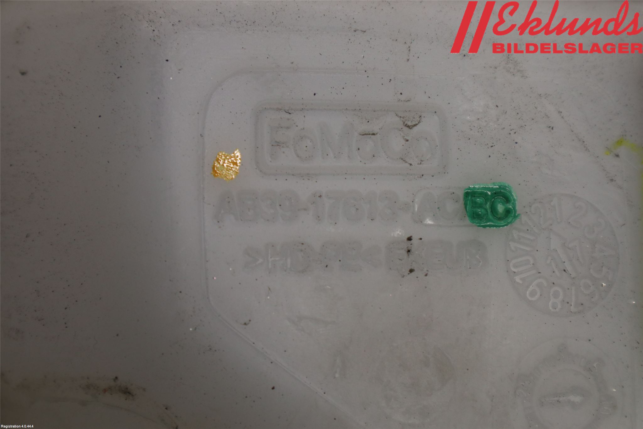 Ford RANGER EU 12-23 Spolartank Vindruta