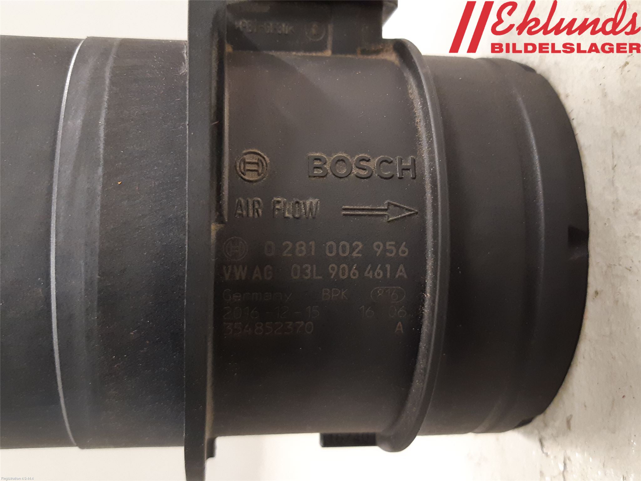 Volkswagen VW CADDY 16-20 Injluftmassamätare