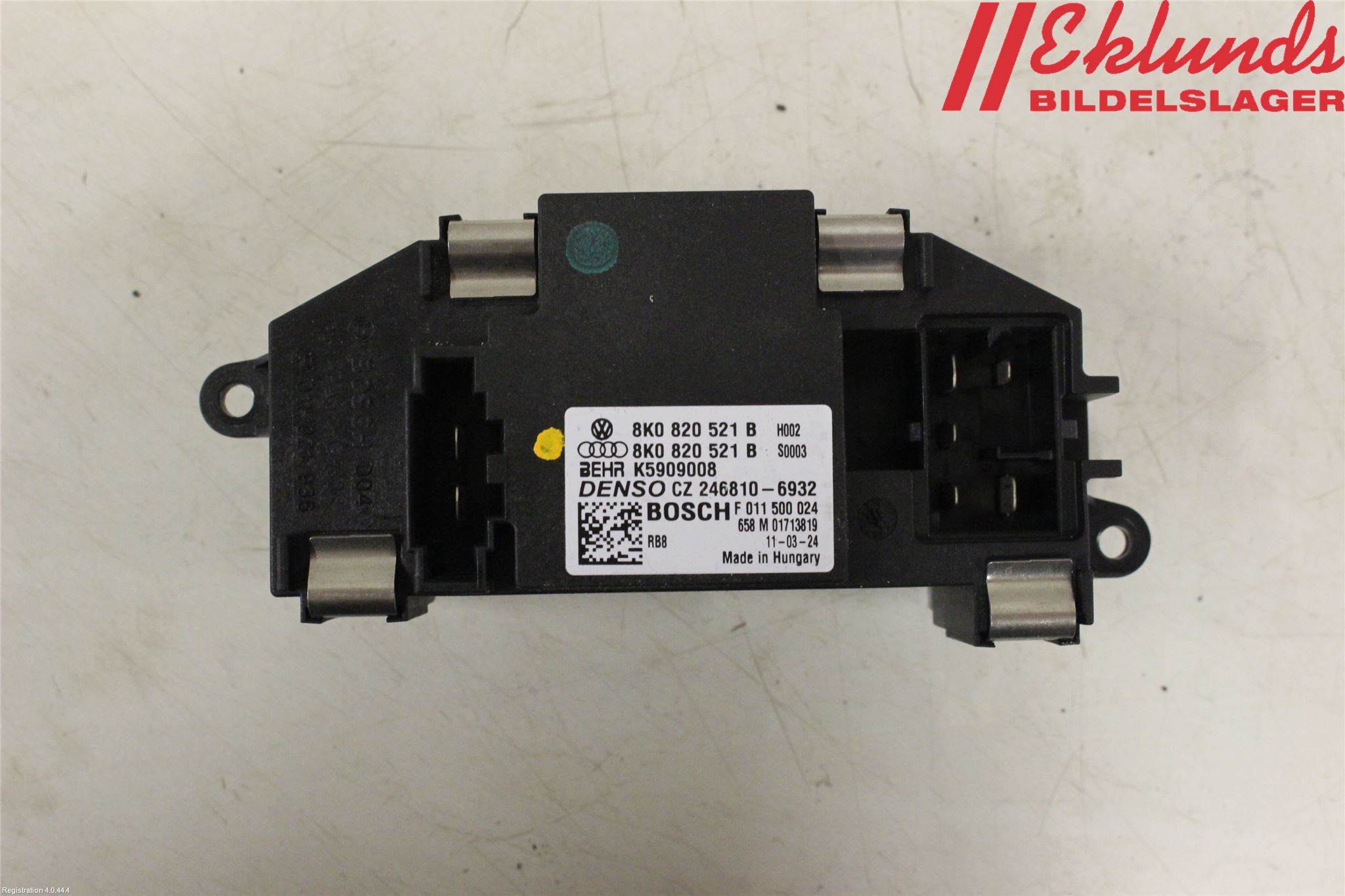 Audi A4/S4 08-11 Värmefläktsmotstånd