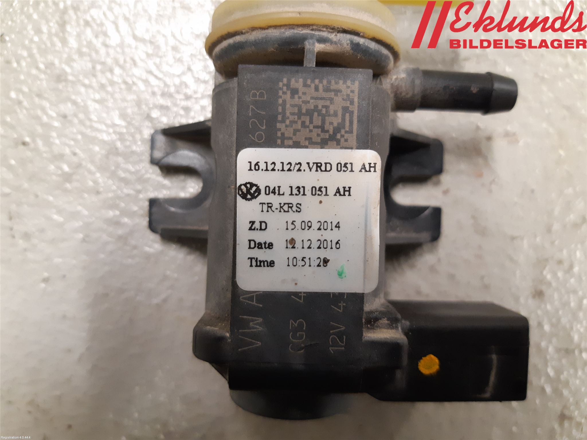 Volkswagen VW CADDY 16-20 Vakuumventil