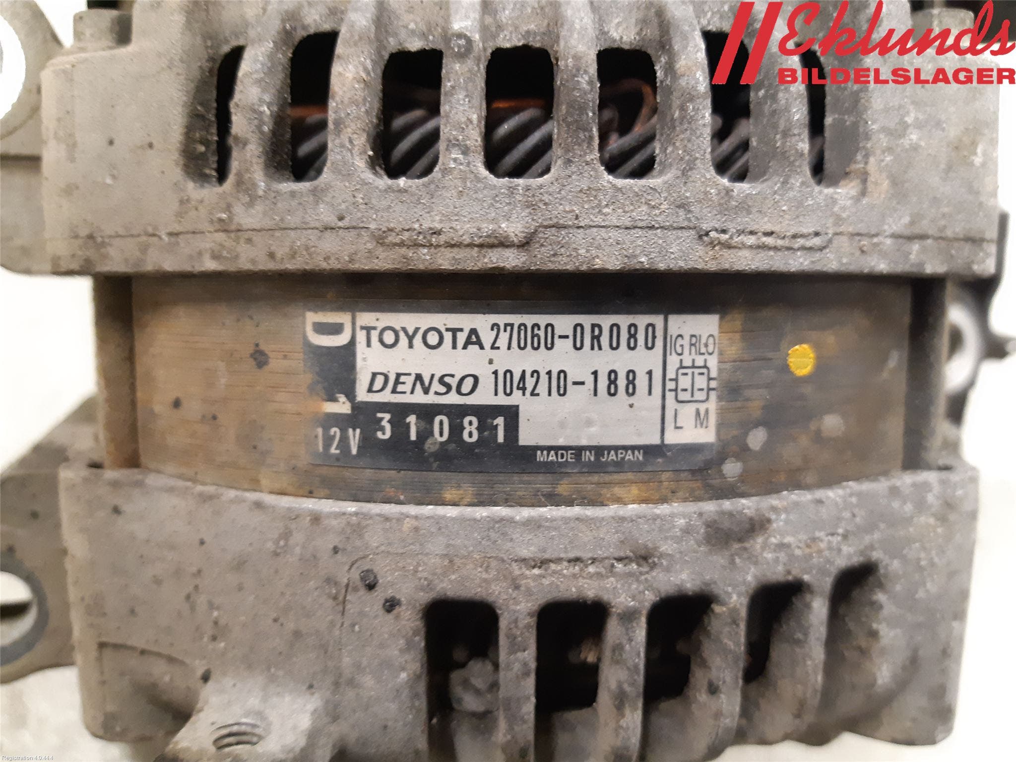 Toyota VERSO 09-18 Generator