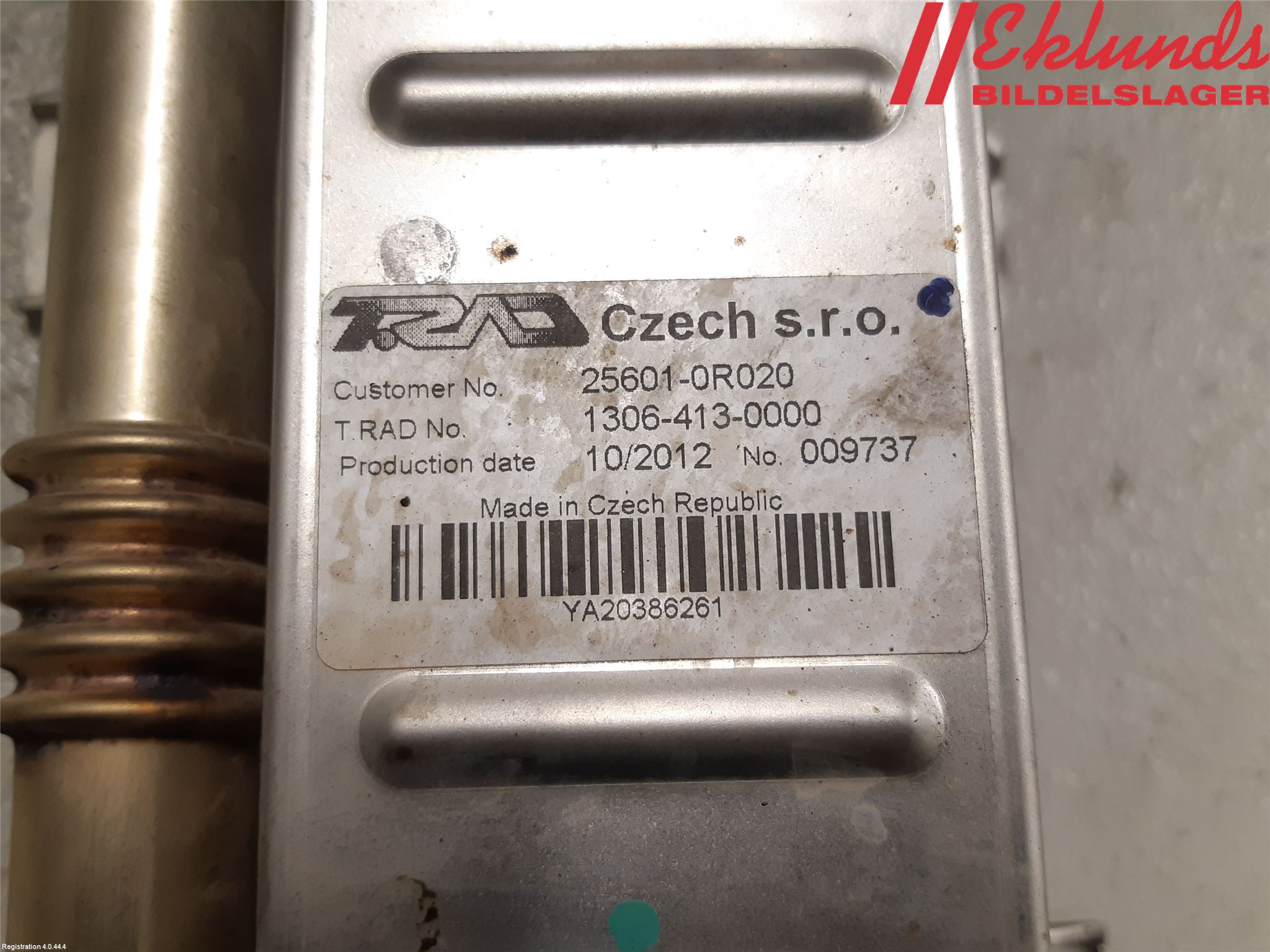 Toyota VERSO 09-18 Avgaskylare