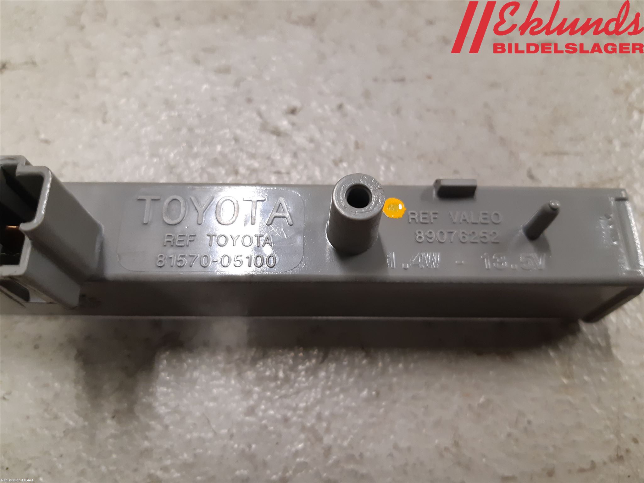 Toyota VERSO 09-18 Bromsljus Bakruta