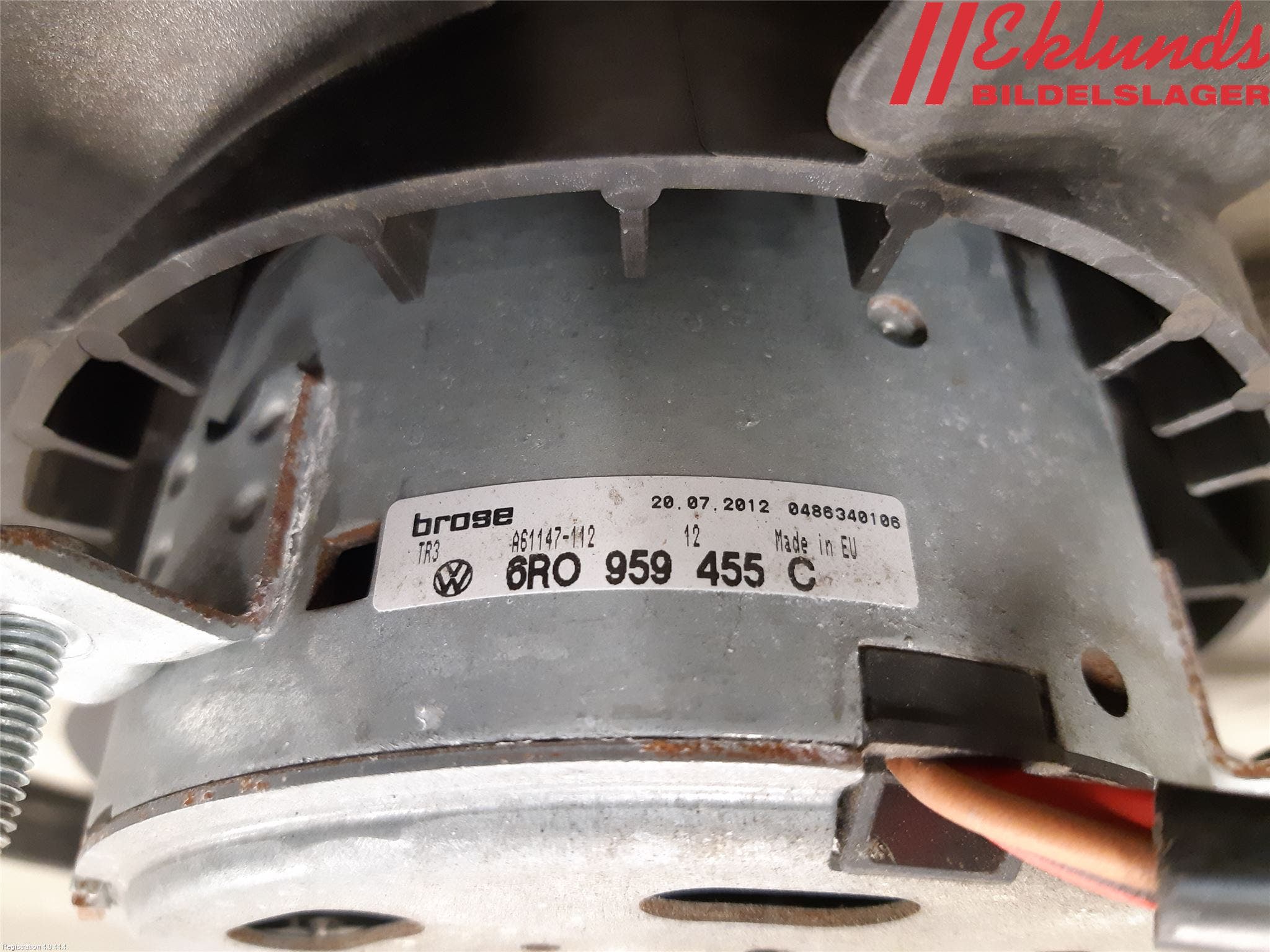 Volkswagen VW POLO 10-17 Kylfläkt El