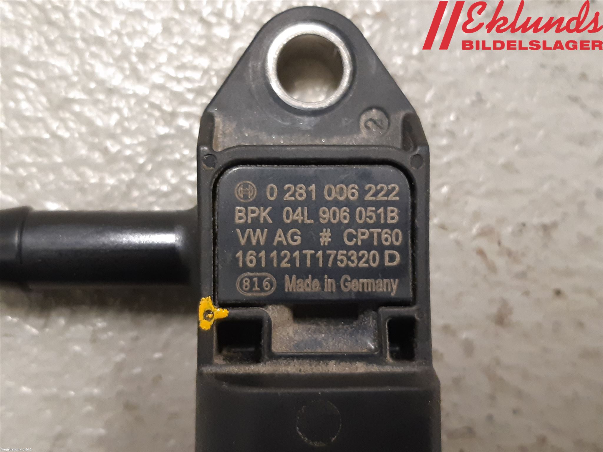 Volkswagen VW CADDY 16-20 Givare Laddluftstryck