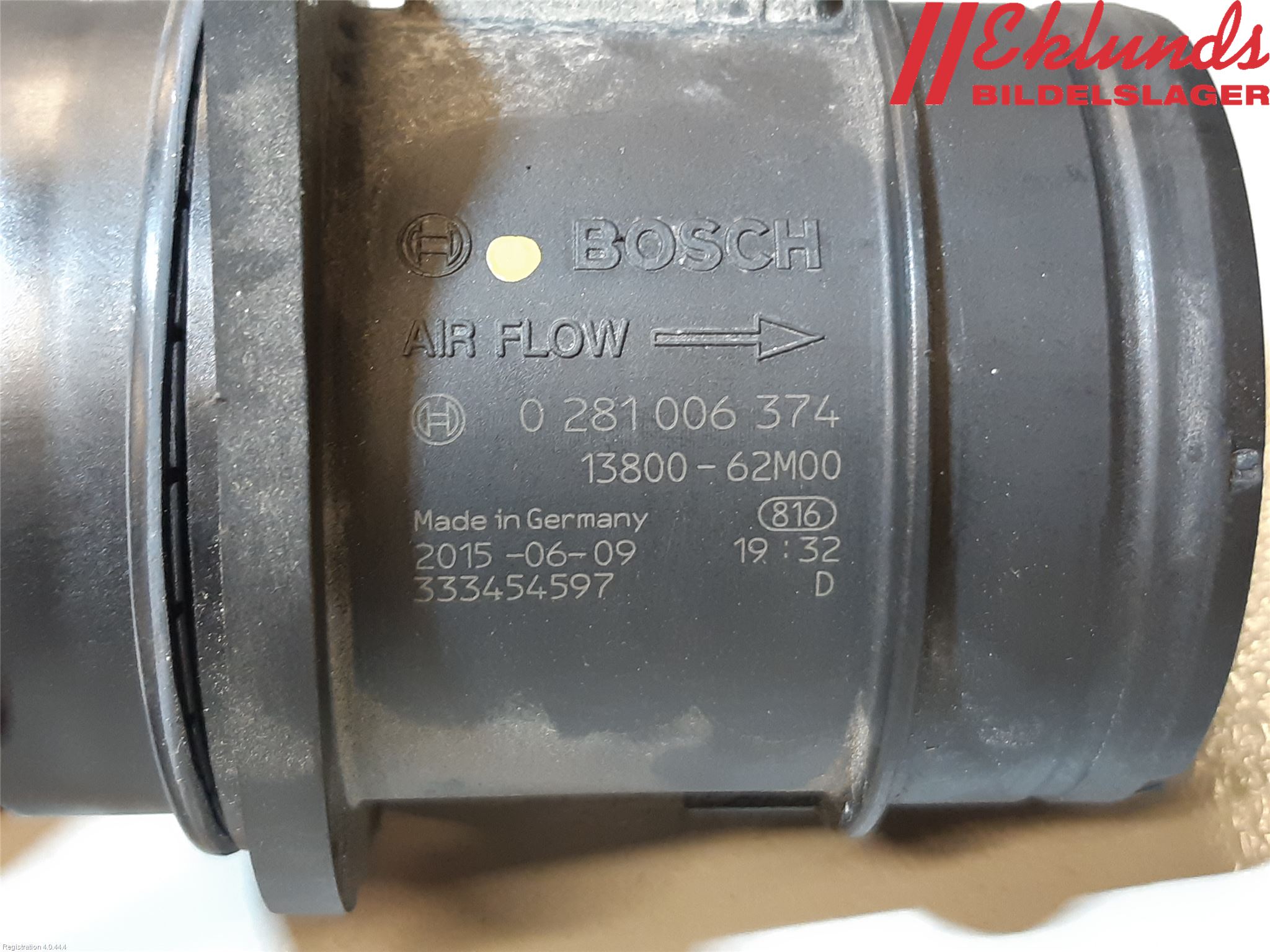 Suzuki VITARA 15- Injluftmassamätare