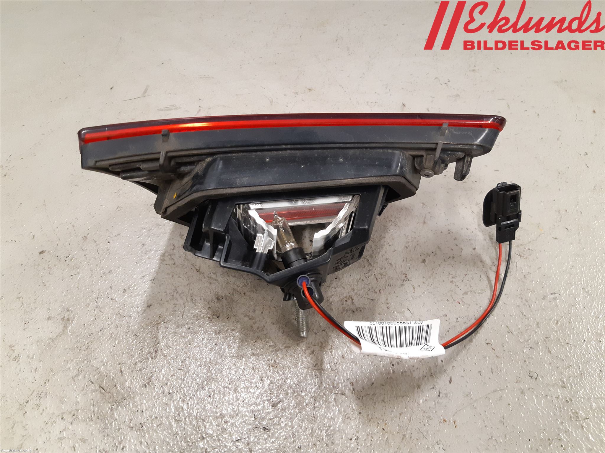 Renault CLIO IV 12-16 Bakljus Lucka Hö