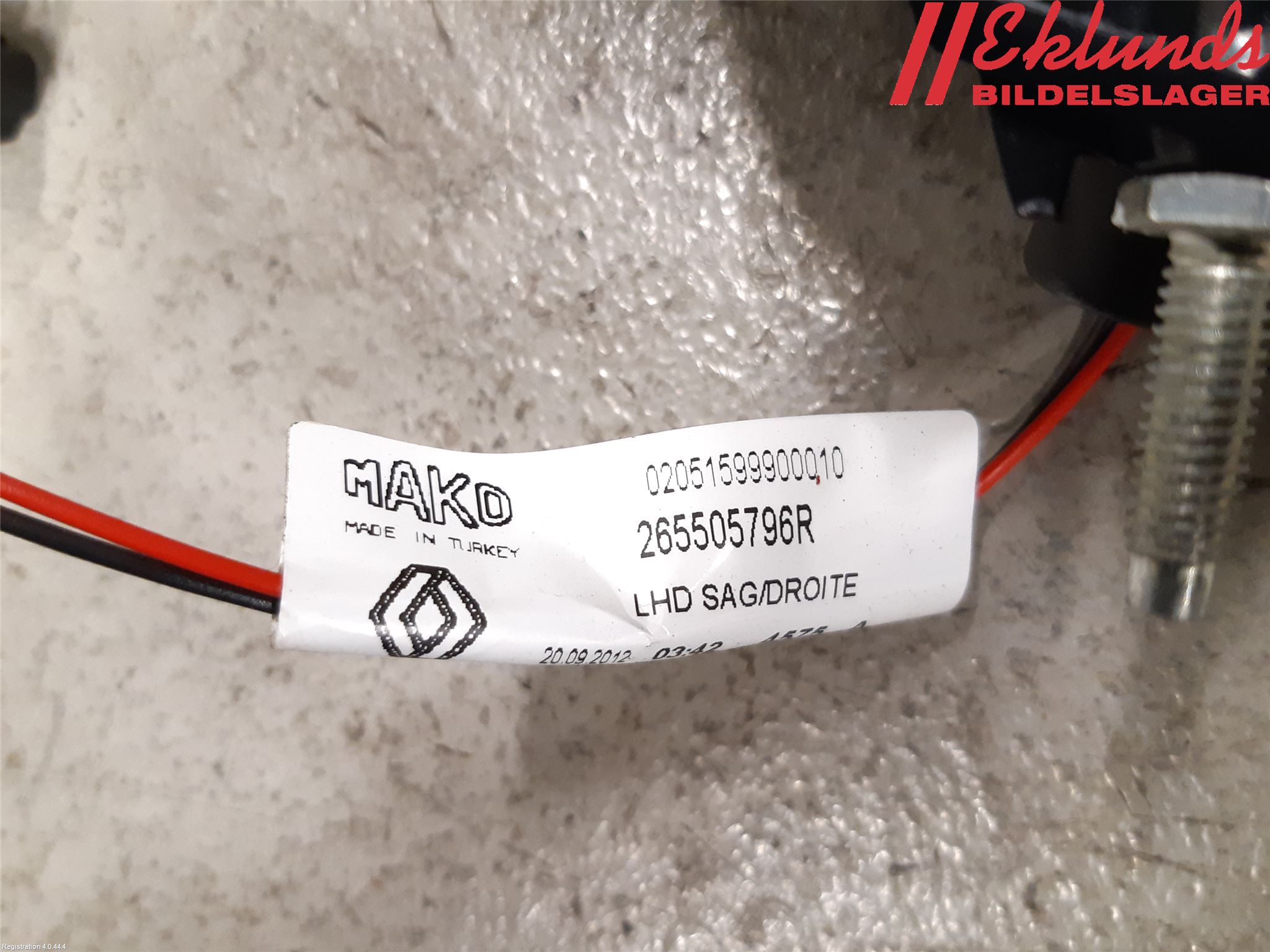 Renault CLIO IV 12-16 Bakljus Lucka Hö