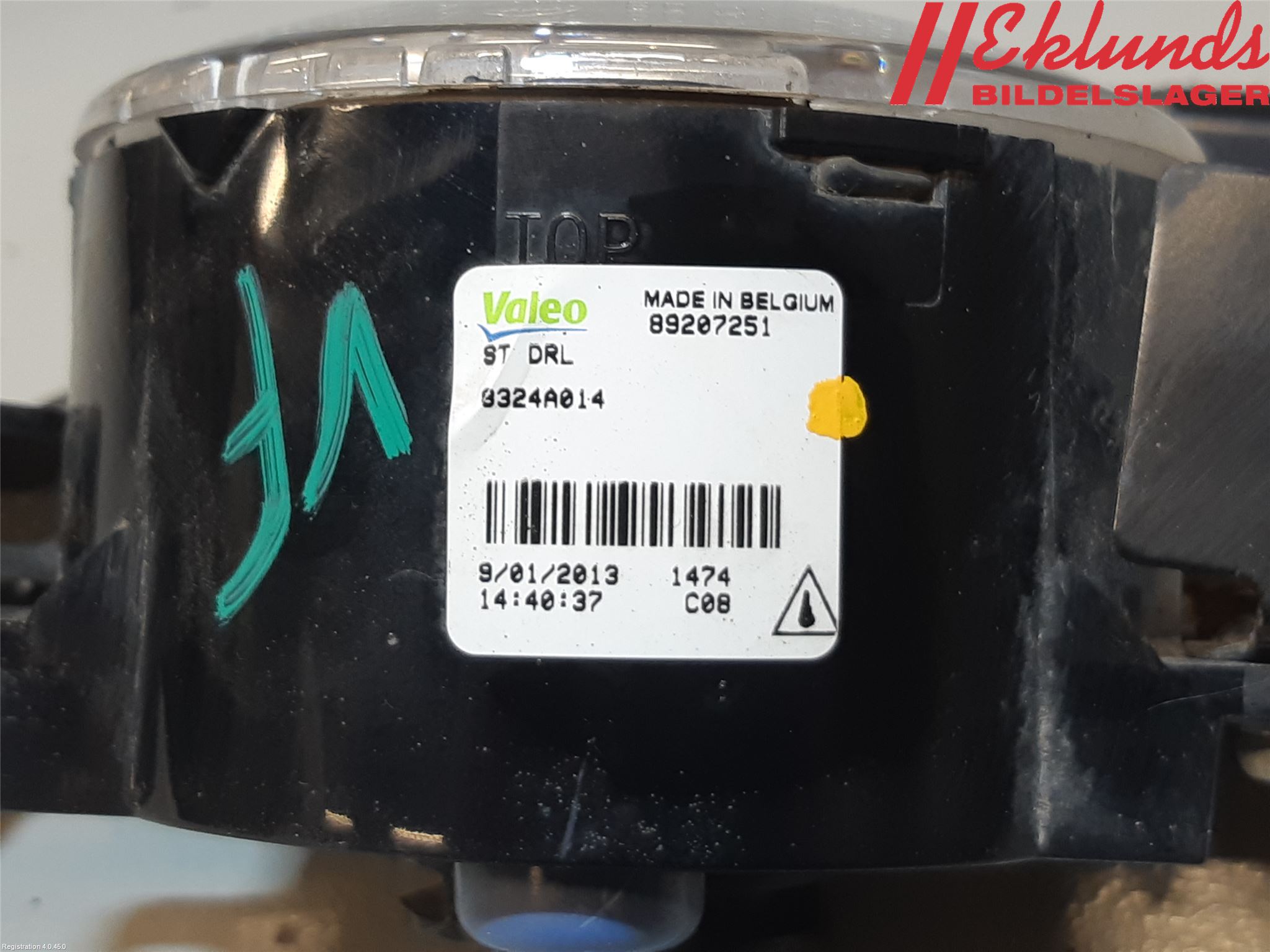 Mitsubishi SPACE STAR 13- Dimljus-Varselljus Fram