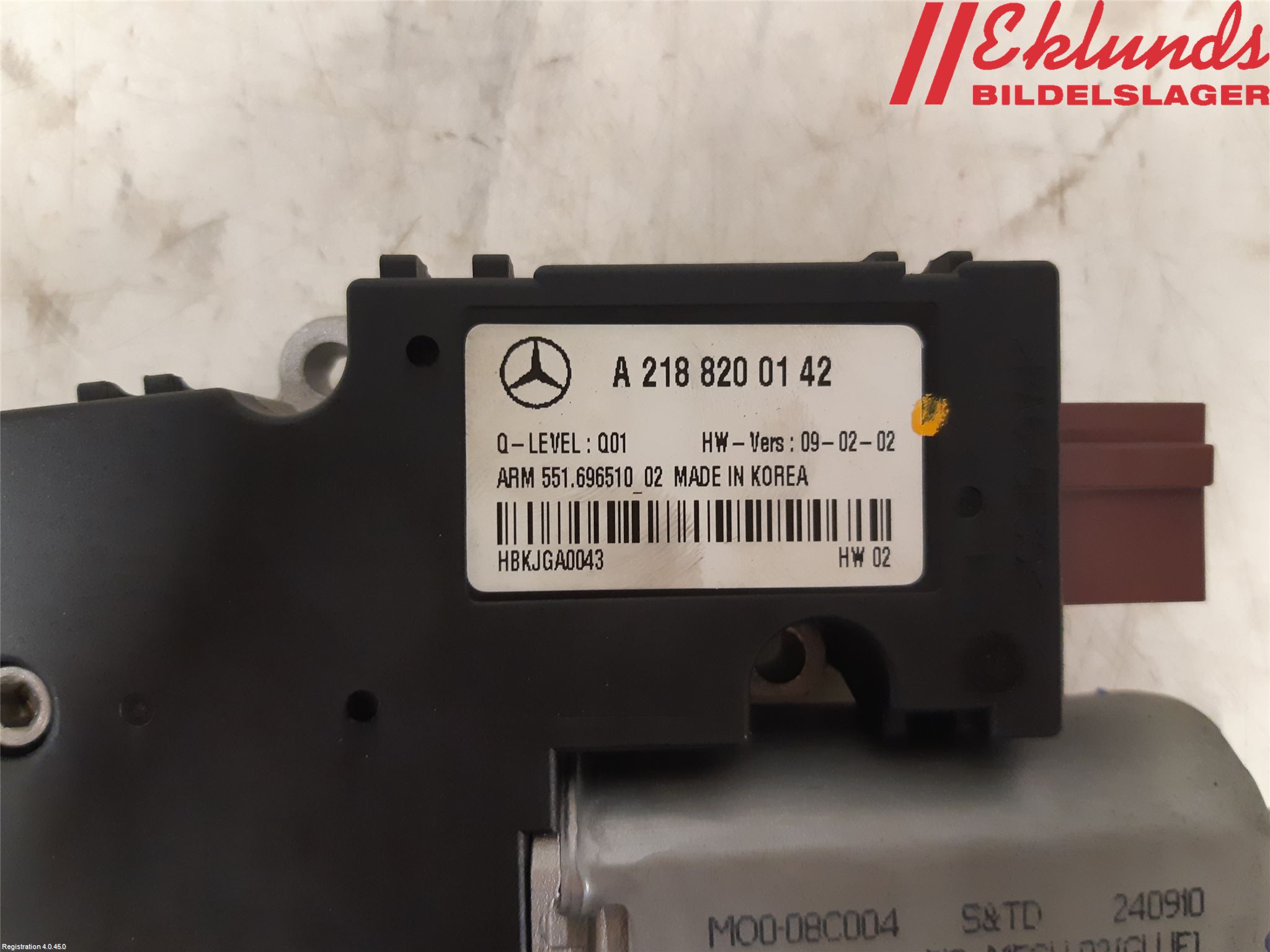 Mercedes-Benz MB CLS (C218/X218) 11-17 Taklucksmotor