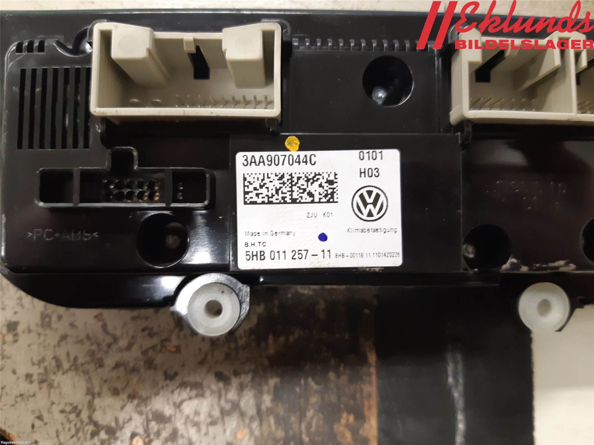 Volkswagen VW PASSAT 11-14 Ac Styrenhet Ac Manöveren
