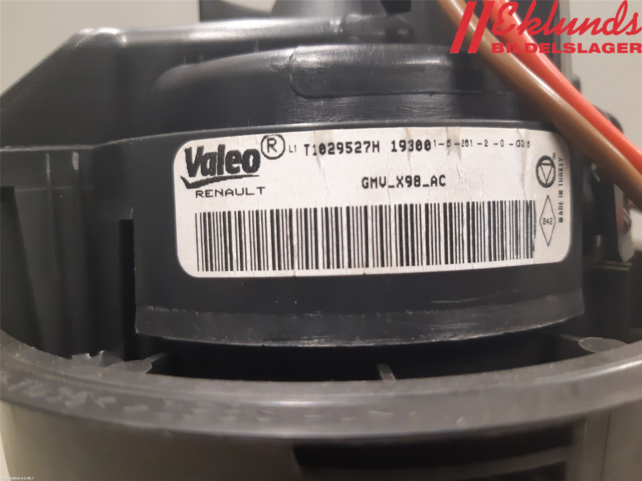 Renault CLIO IV 12-16 Värmefläkt