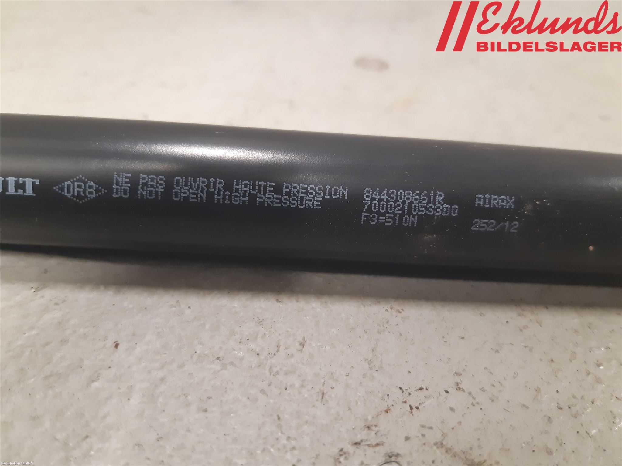 Renault CLIO IV 12-16 Gasfjäder Baklucka