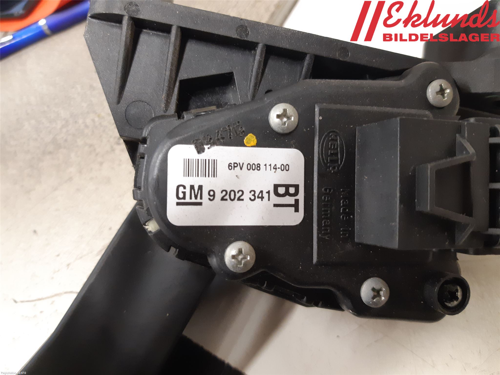 Opel ZAFIRA B 06-14 Gaspedal