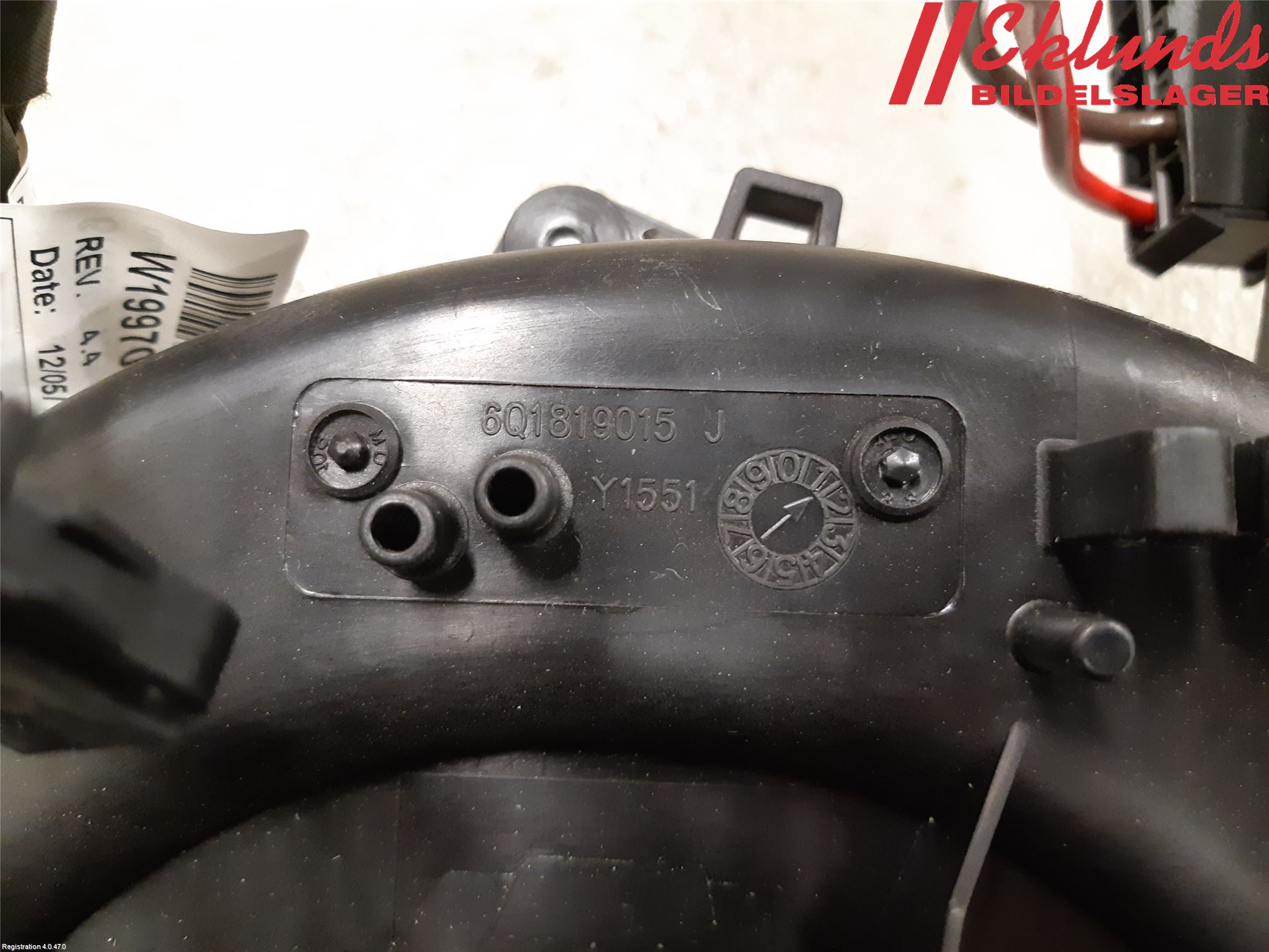 Volkswagen VW POLO 10-17 Värmefläkt