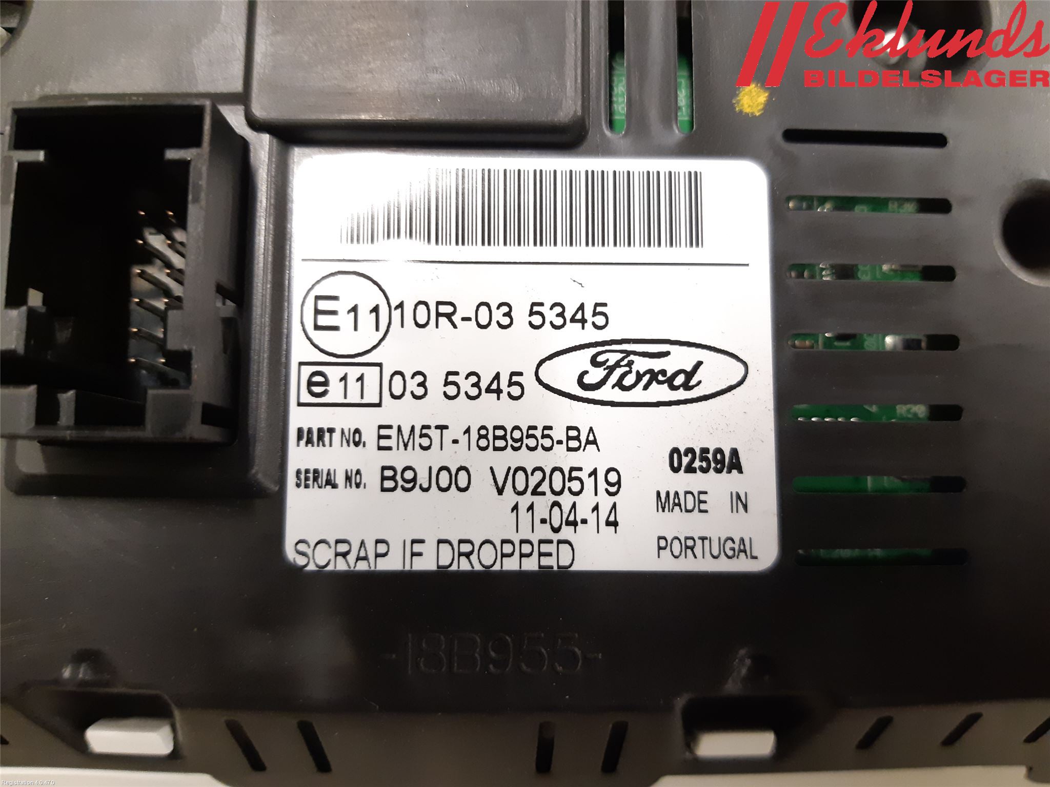 Ford TRANSIT/TOURNEO CONNECT 13-22 Cd Radio - Multimediapanel