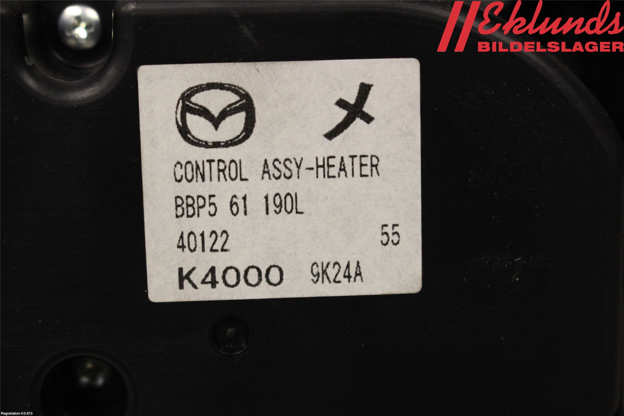 Mazda 3 II 09-13 Ac Styrenhet Ac Manöveren