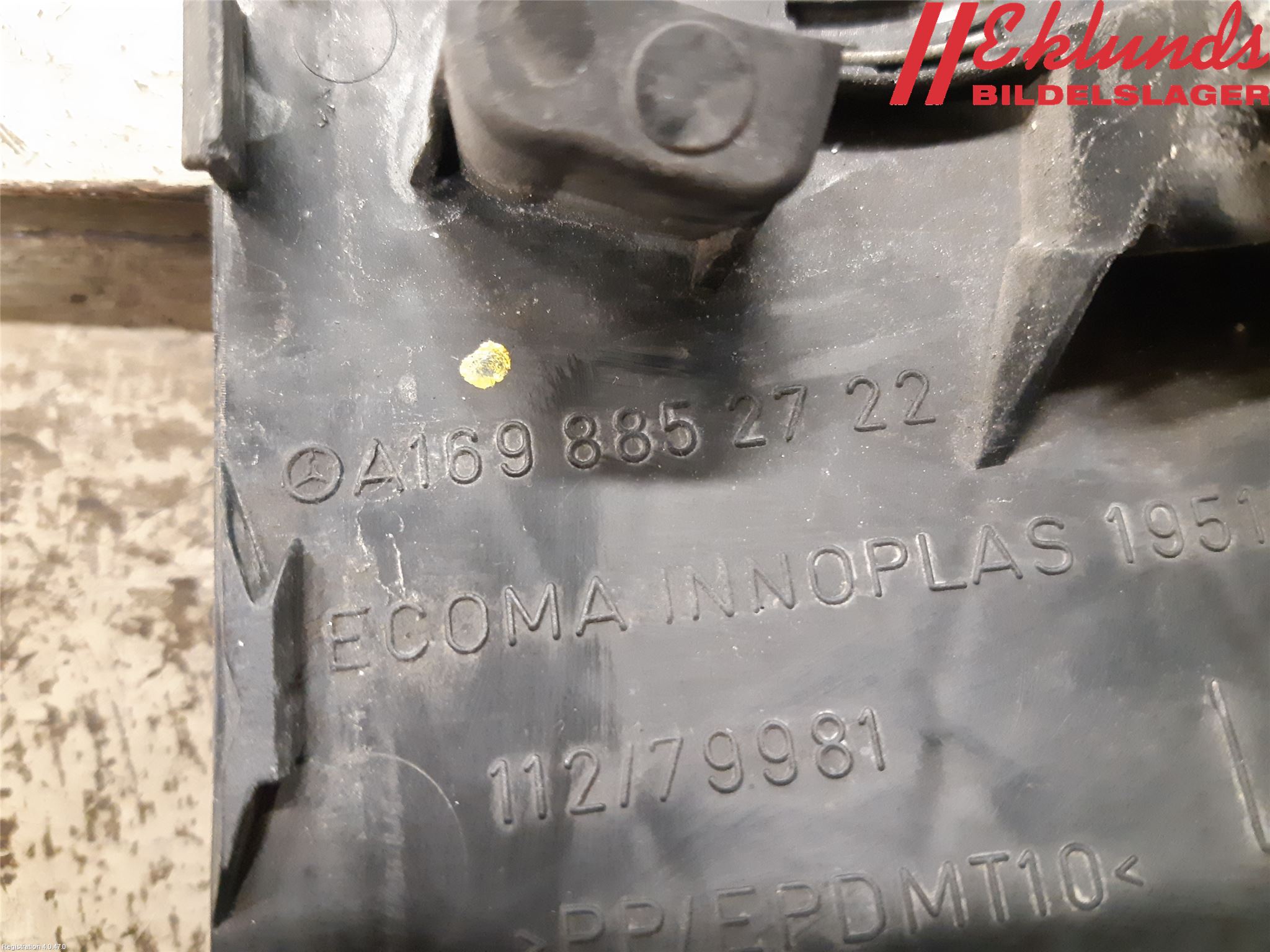 Mercedes-Benz MB B-KLASS (W245) 05-12 Dimljussarg Fram
