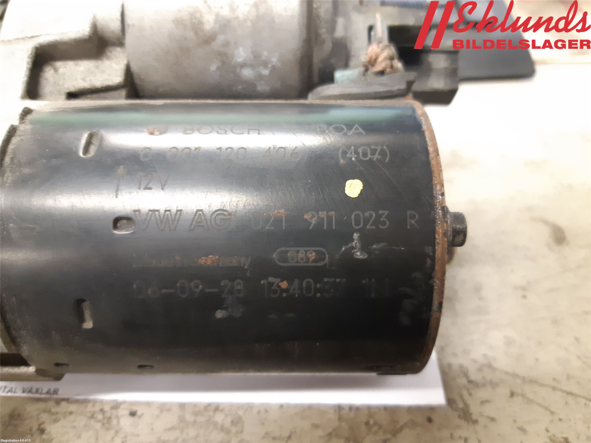 Seat IBIZA III 06-08 Startmotor