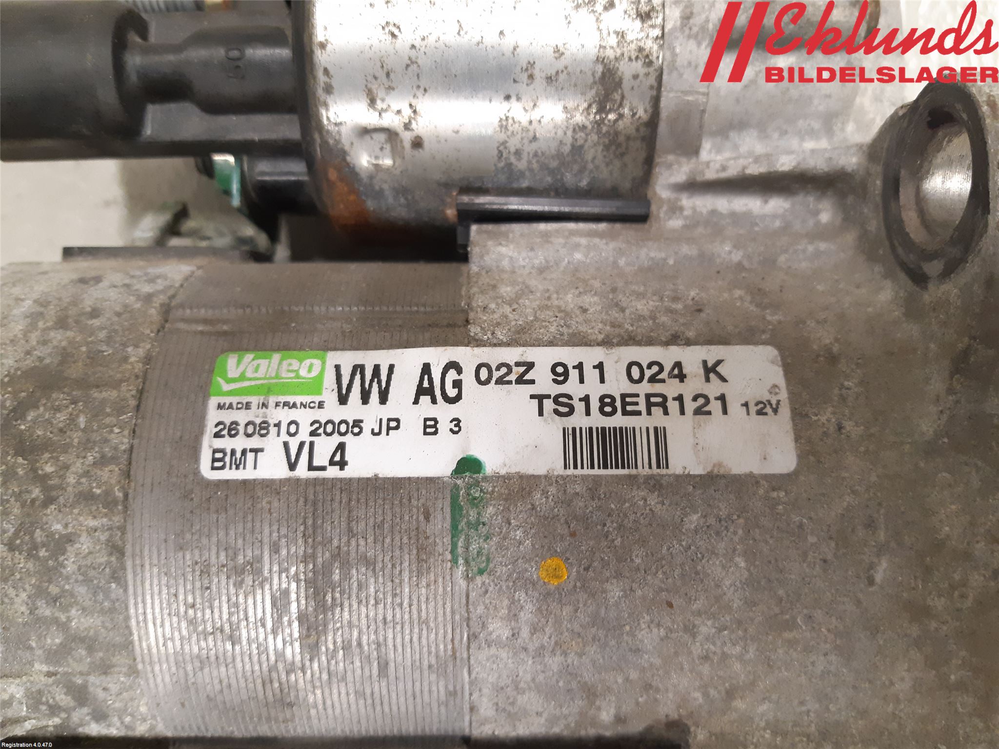 Skoda YETI Startmotor Diesel
