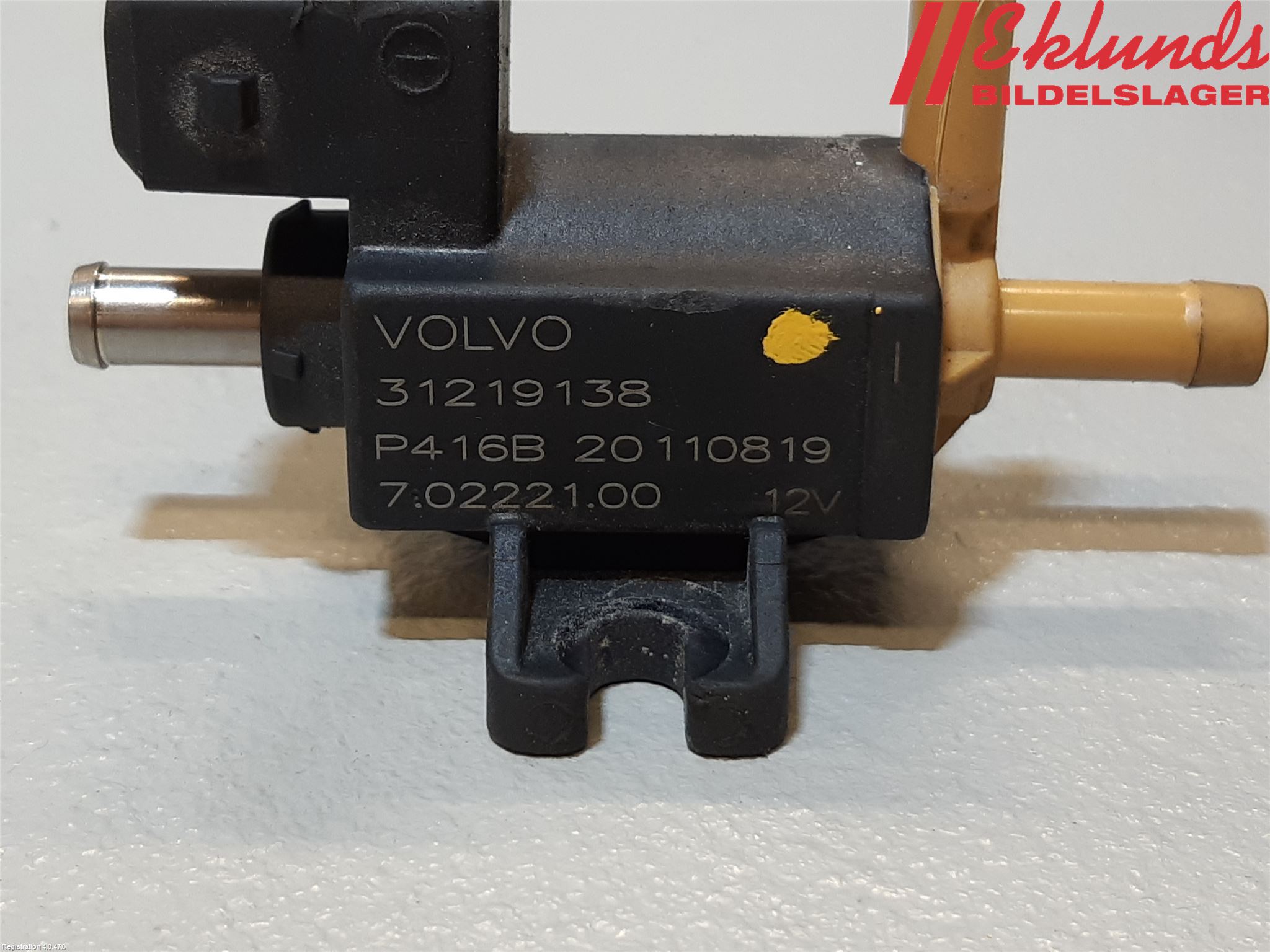 Volvo V60 11-13 Magnetventil Laddtryck