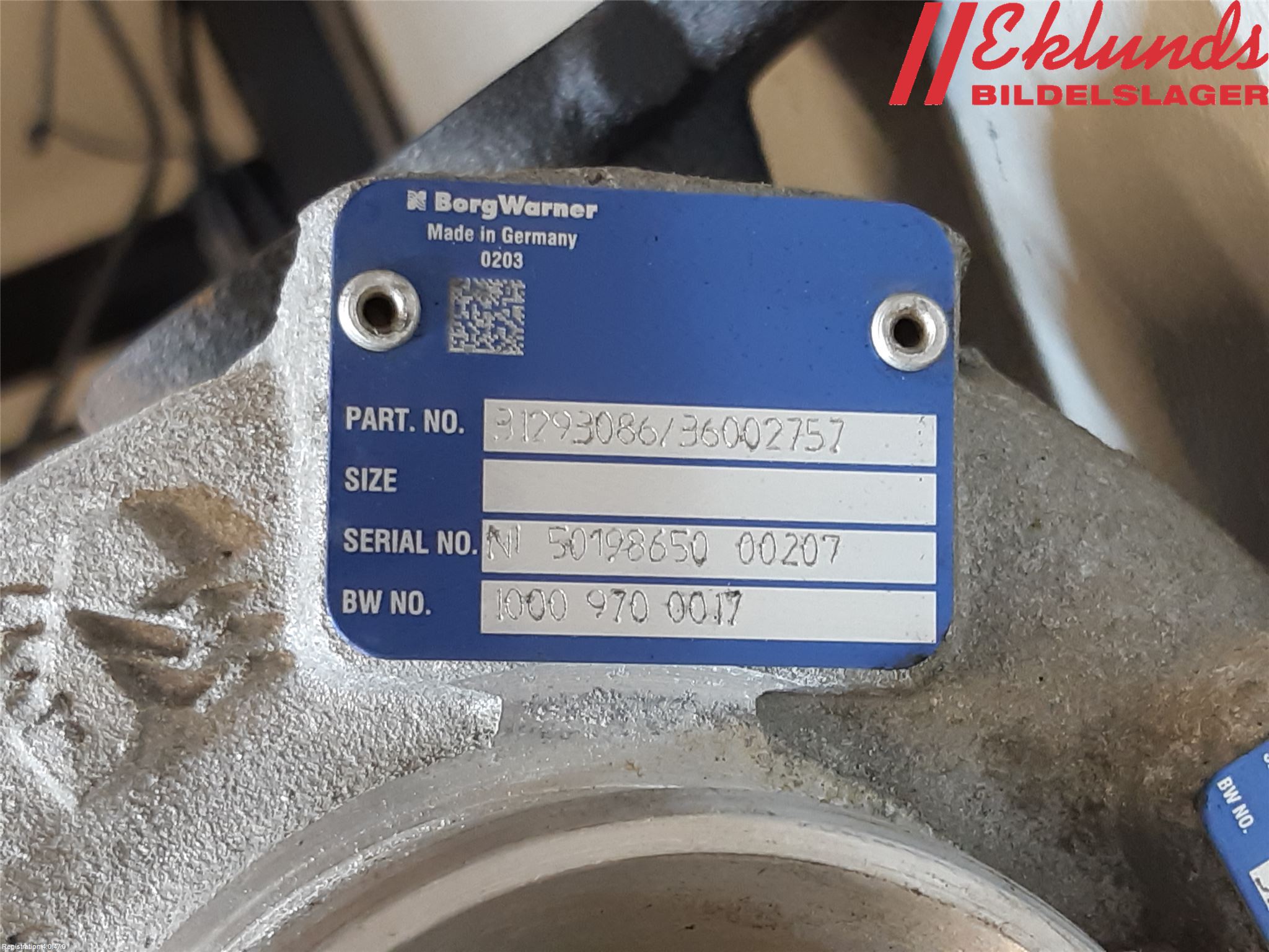 Volvo V60 11-13 Turboaggregat