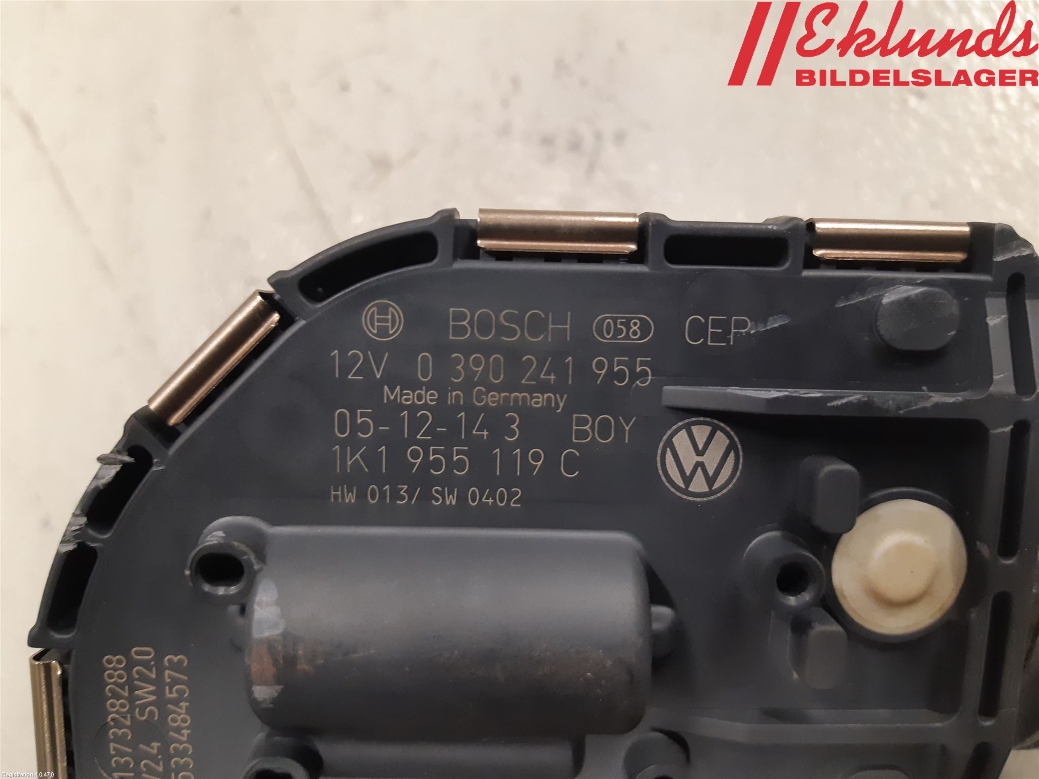 Volkswagen VW JETTA V 06-10 Torkarmotor Vindruta