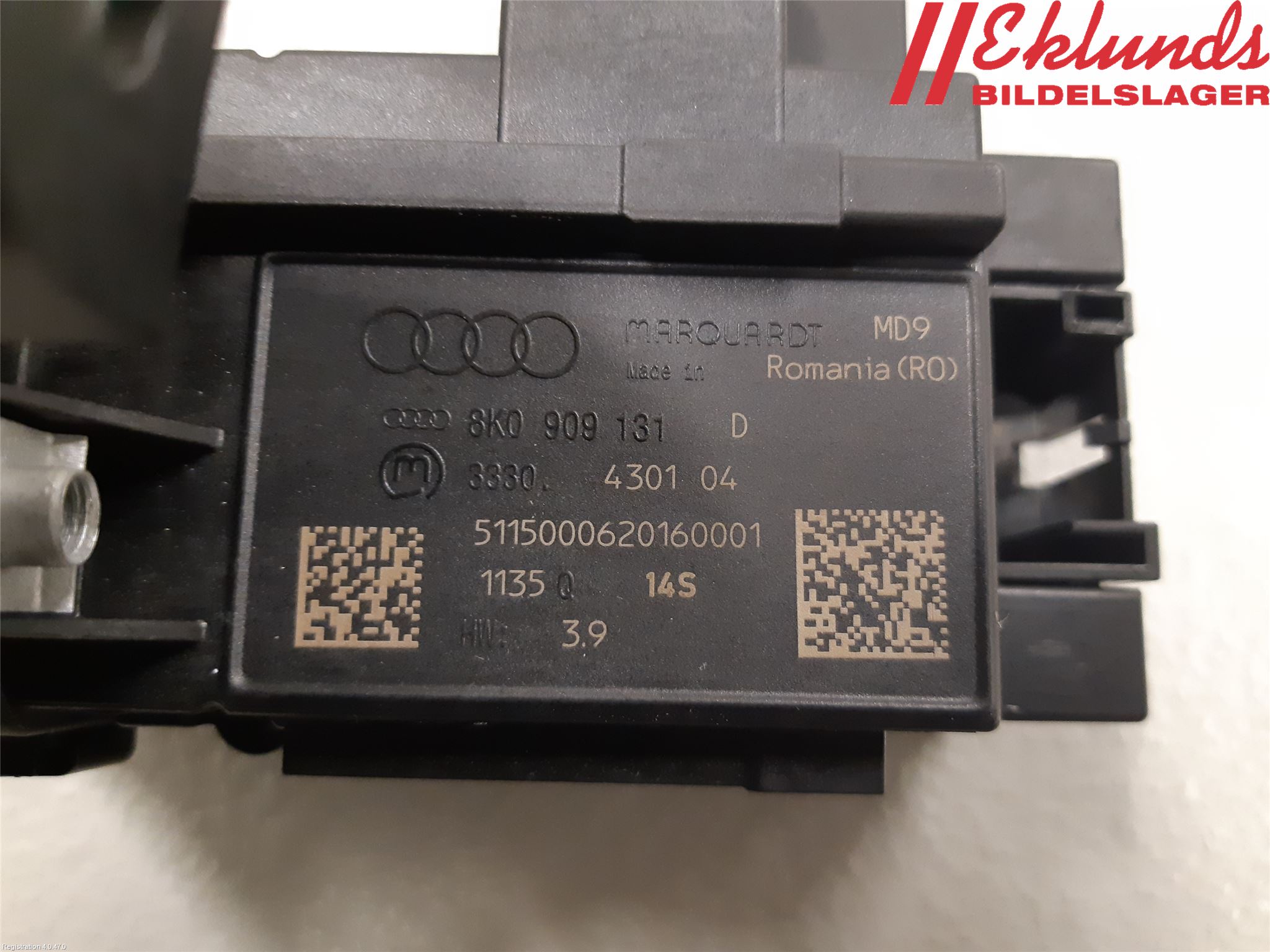 Audi A4 12-15 Rattlås-Tändlås Elektrisk