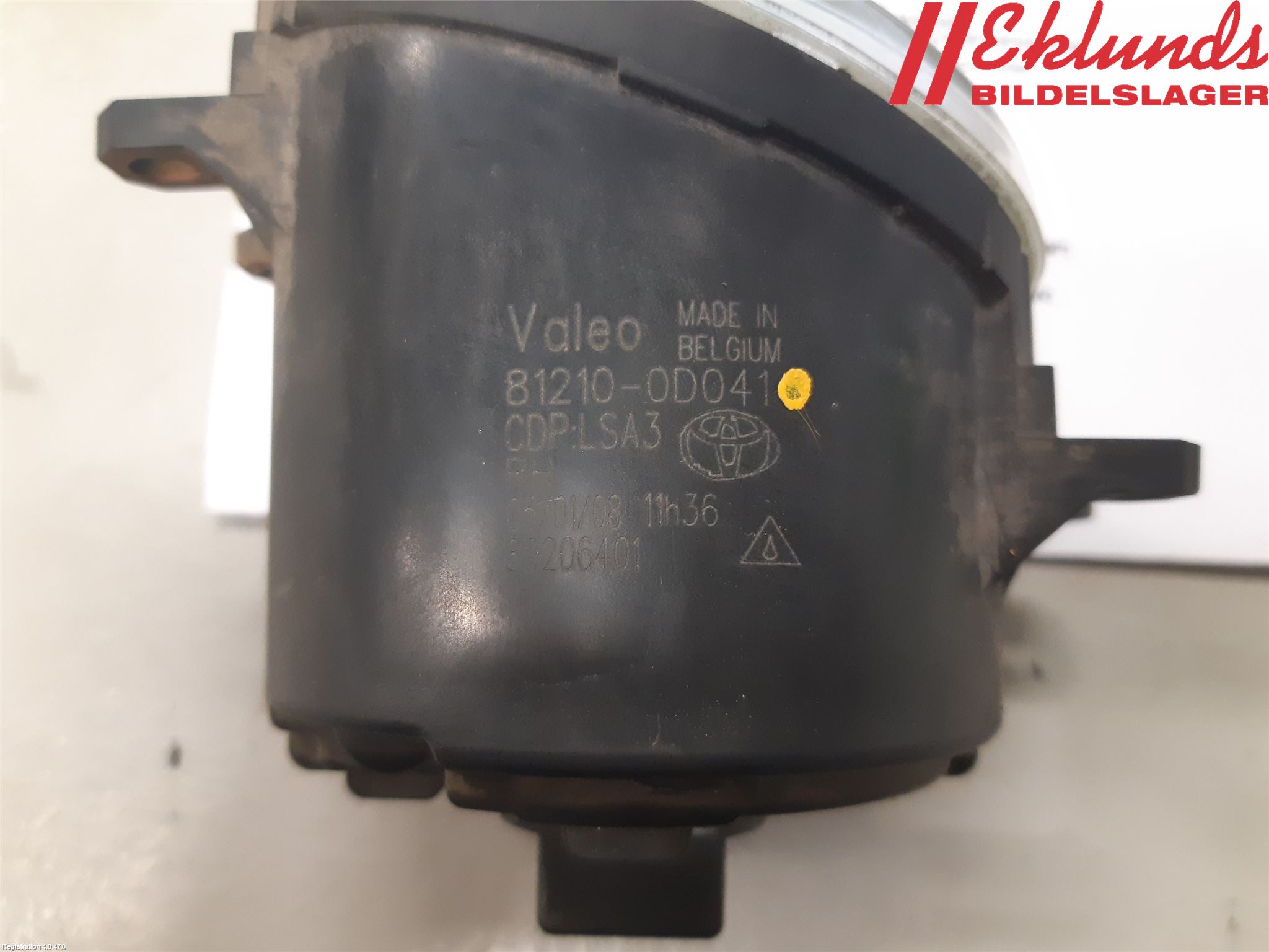 Toyota AURIS 07-09 Dimljus-Varselljus Fram