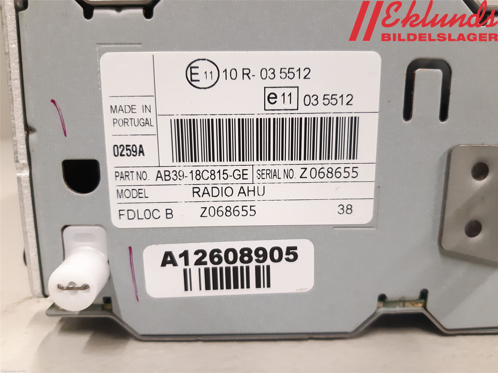 Ford RANGER EU 12-23 Cd Radio - Multimediapanel