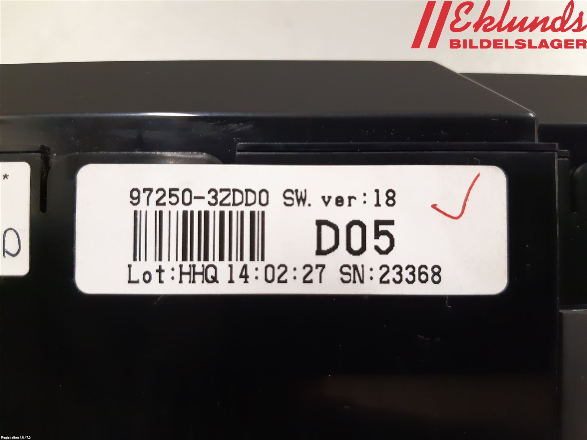 Hyundai i40 08-15 Ac Styrenhet Ac Manöveren