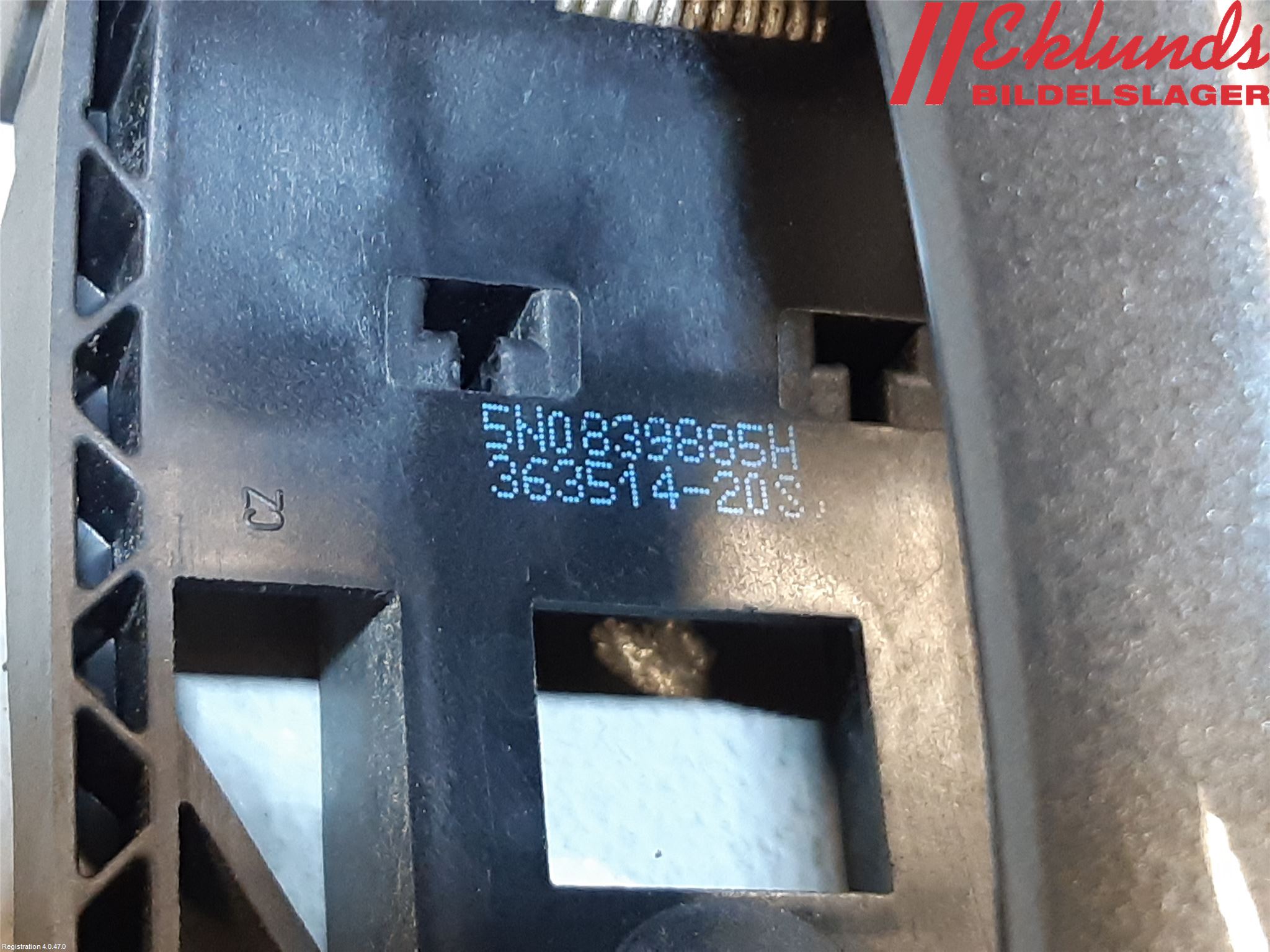 Volkswagen VW SHARAN 11- Dörrhandtag Yttre Hö