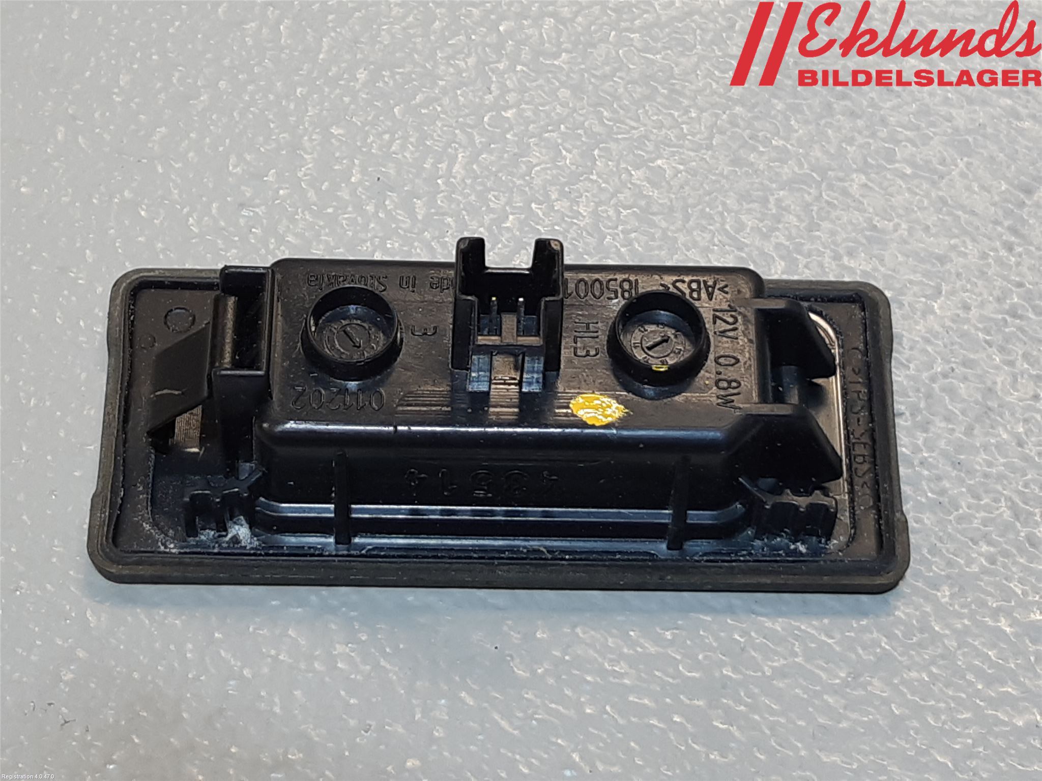 Volkswagen VW SHARAN 11- Skylt Belysning