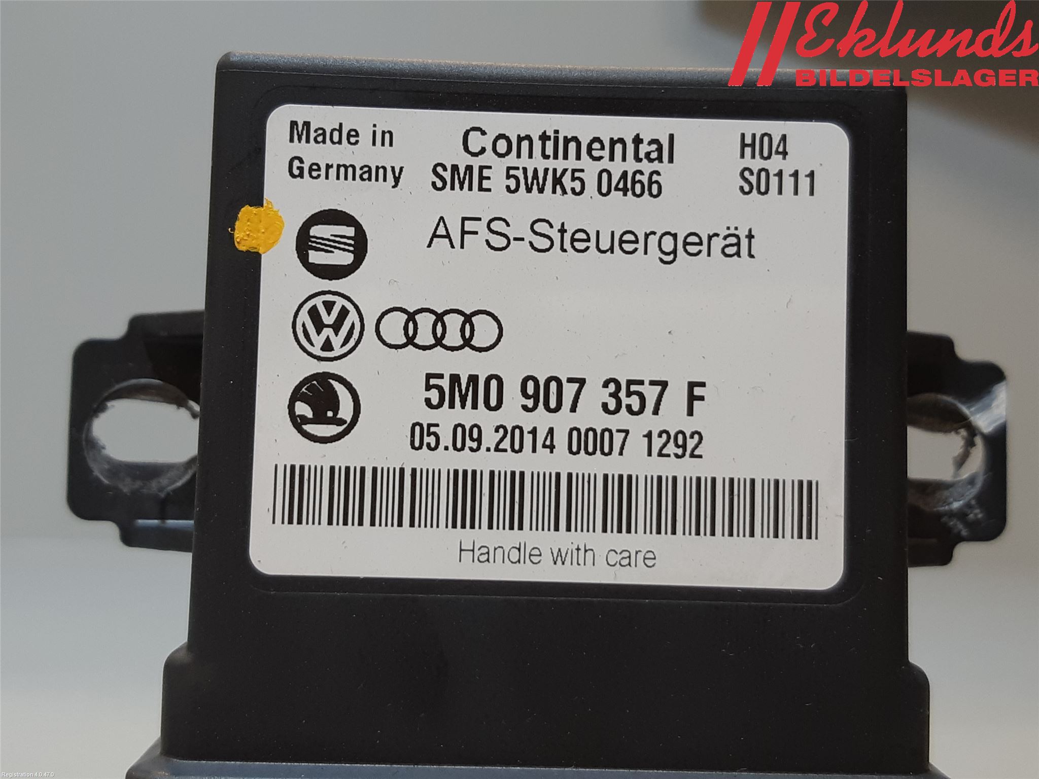 Volkswagen VW SHARAN 11- Styrenhet Strålkastare