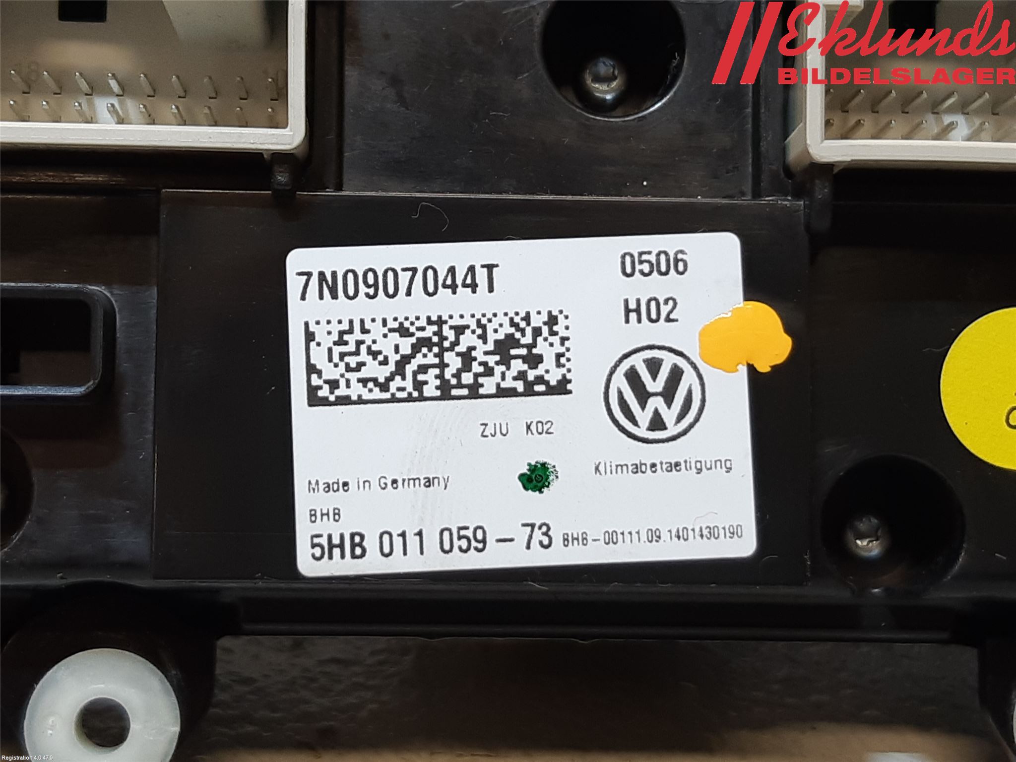 Volkswagen VW SHARAN 11- Ac Styrenhet Ac Manöveren