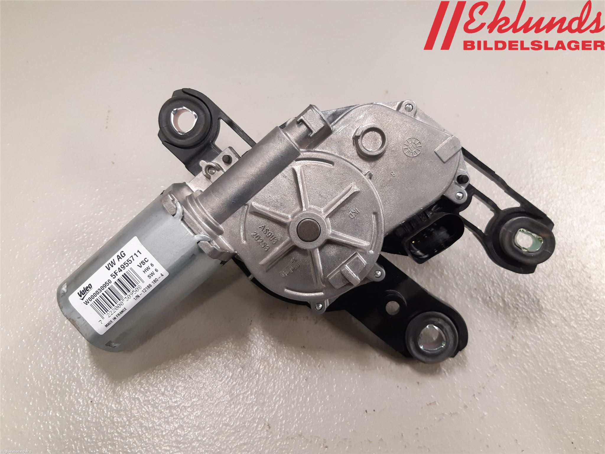 Skoda OCTAVIA (5E) 13-20 Torkarmotor Baklucka