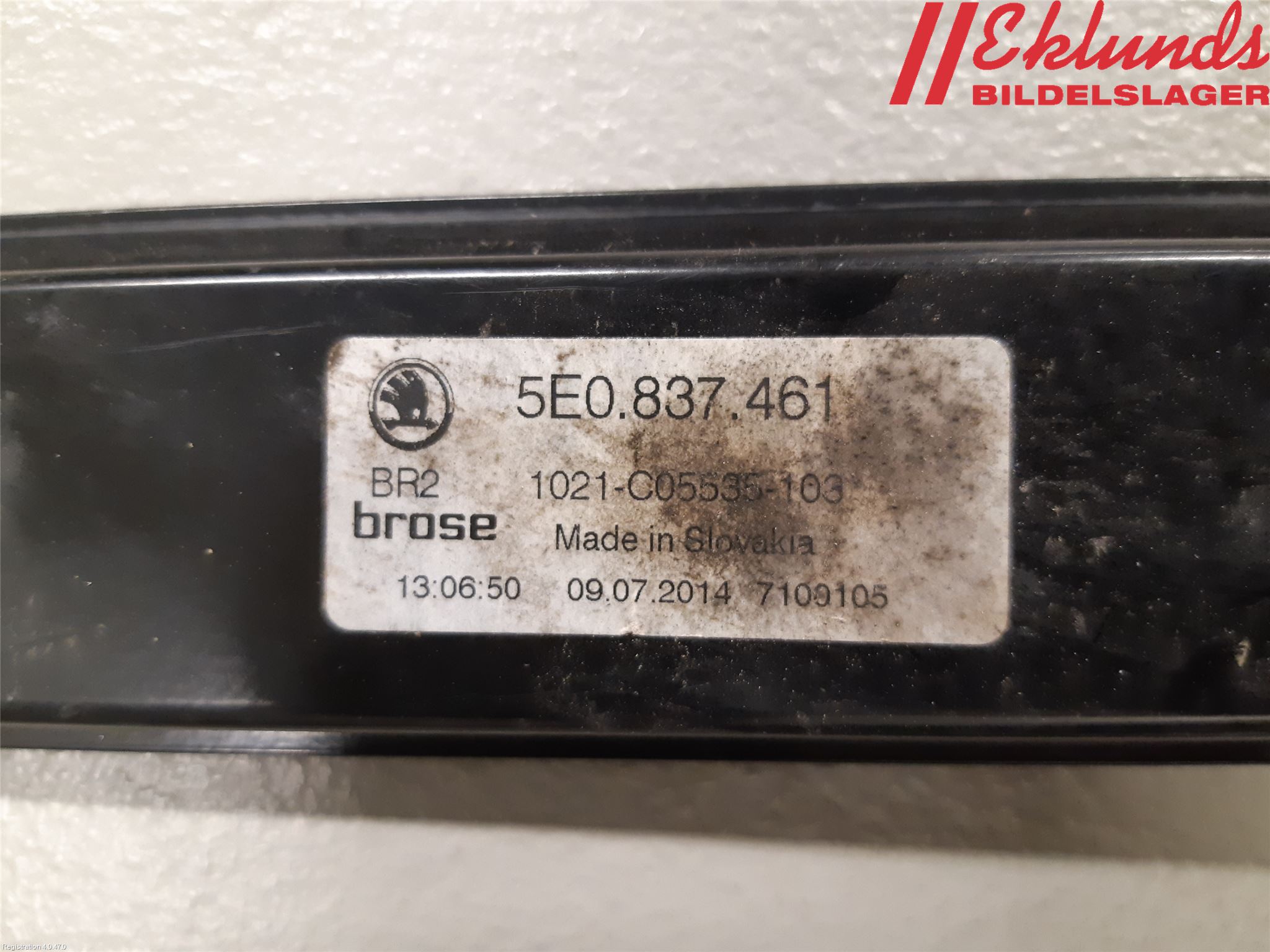 Skoda OCTAVIA (5E) 13-20 Fönsterhiss El Kompl