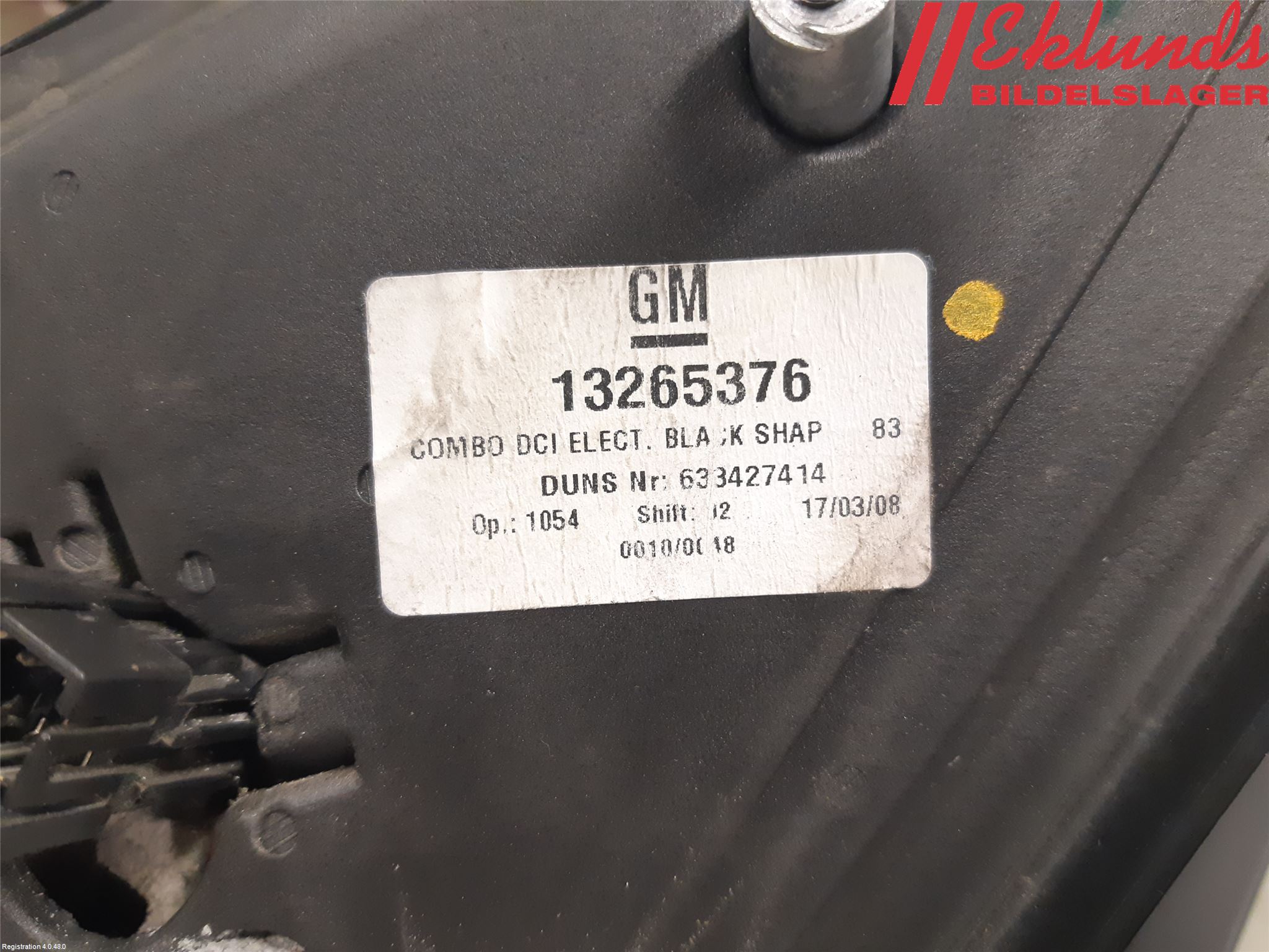 Opel COMBO 02-12 Spegel Yttre El Hö